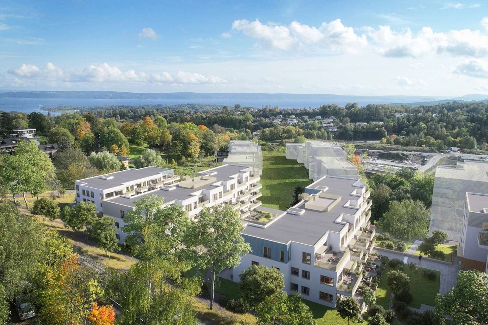 Bildet er en illustrasjon av prosjektet. Bildet kan avvike fra ferdig leveranse. Bildet er lånt av utbygger. Galleribilde