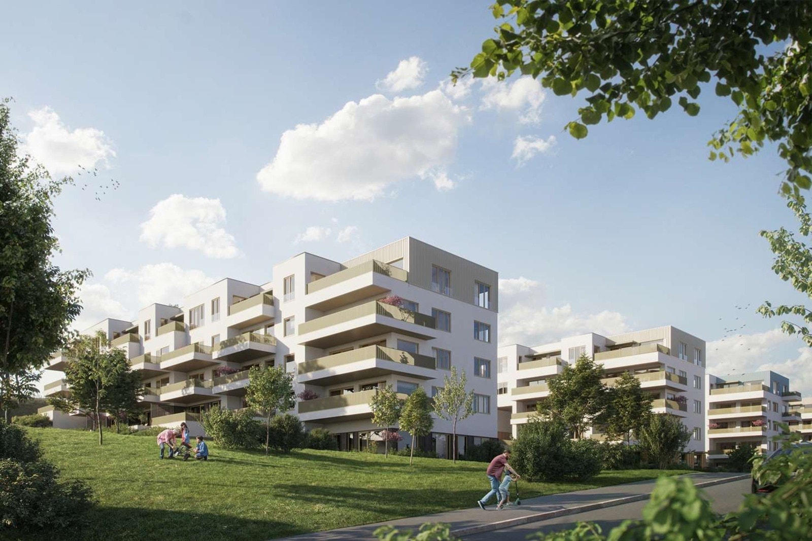 Bildet er en illustrasjon av prosjektet. Bildet kan avvike fra ferdig leveranse. Bildet er lånt av utbygger. Galleribilde