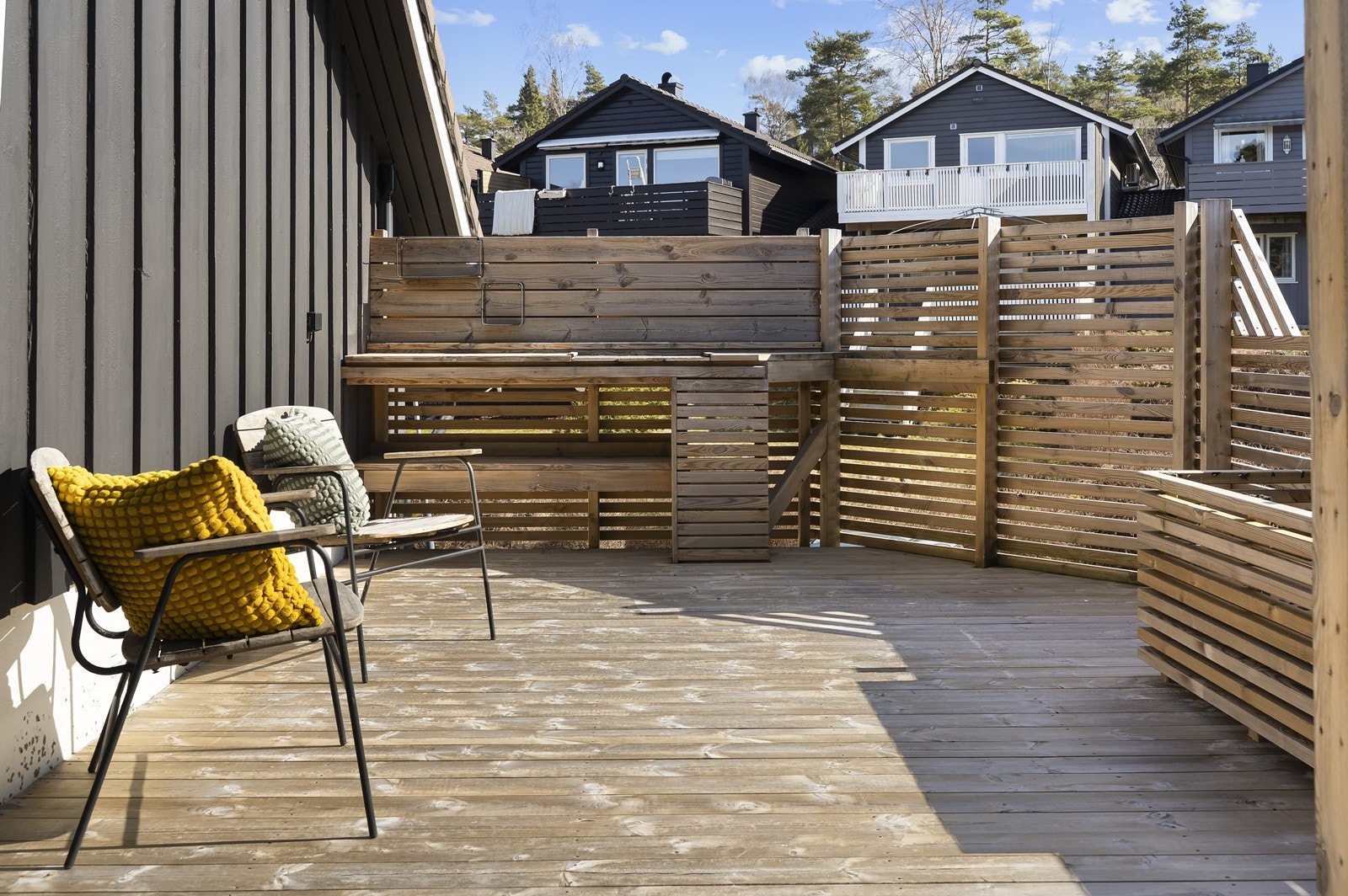 Terrassen på 29 m² (TBA) gir rikelig med plass for både sittegruppe og grill. Galleribilde