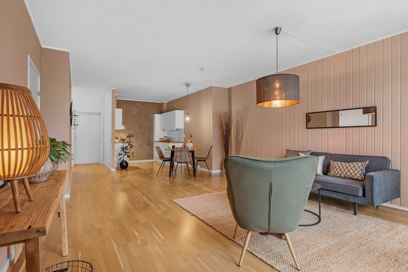 3-stavs eikeparkett Galleribilde