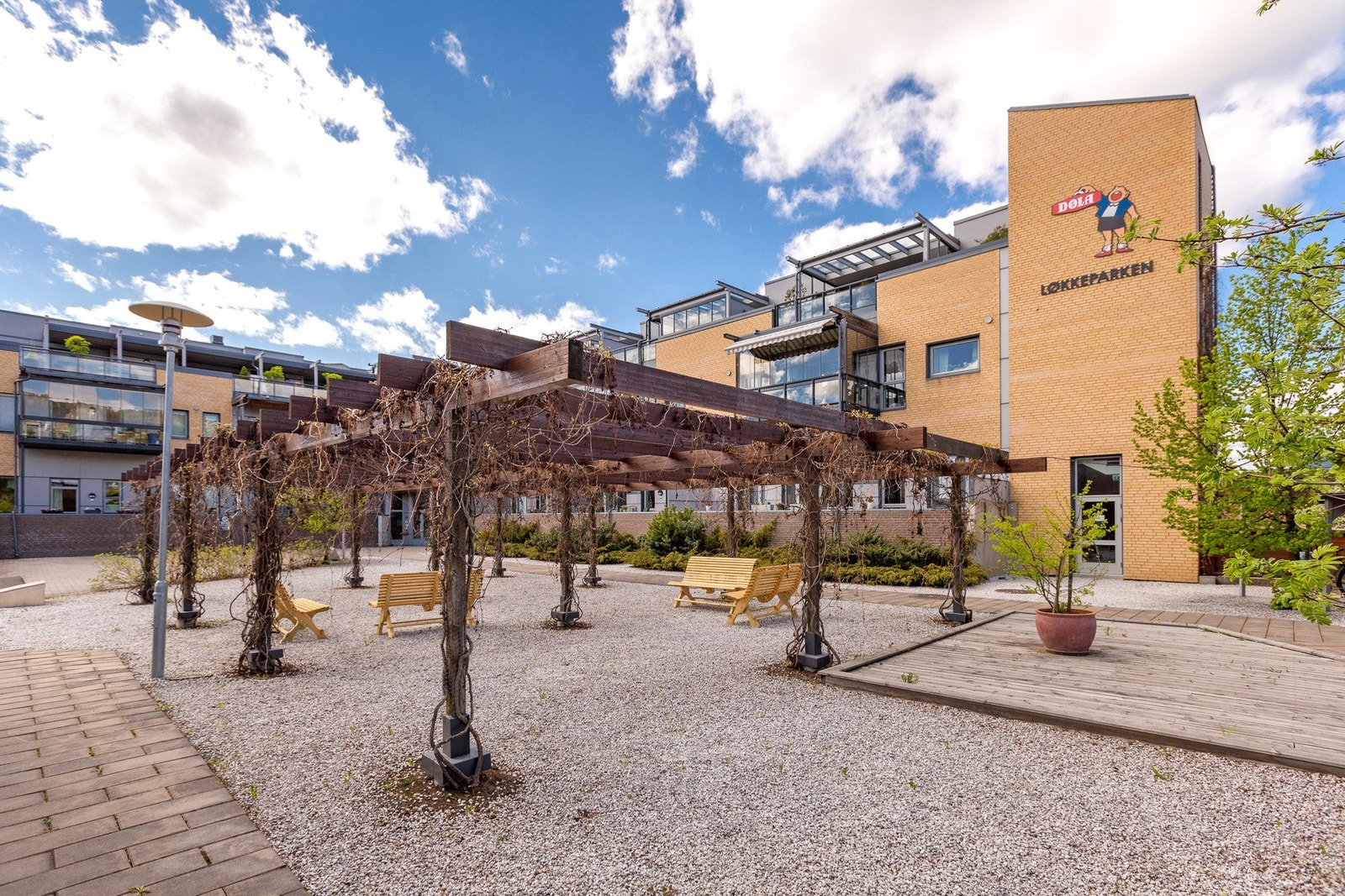 Hyggelig felles uteområder Galleribilde