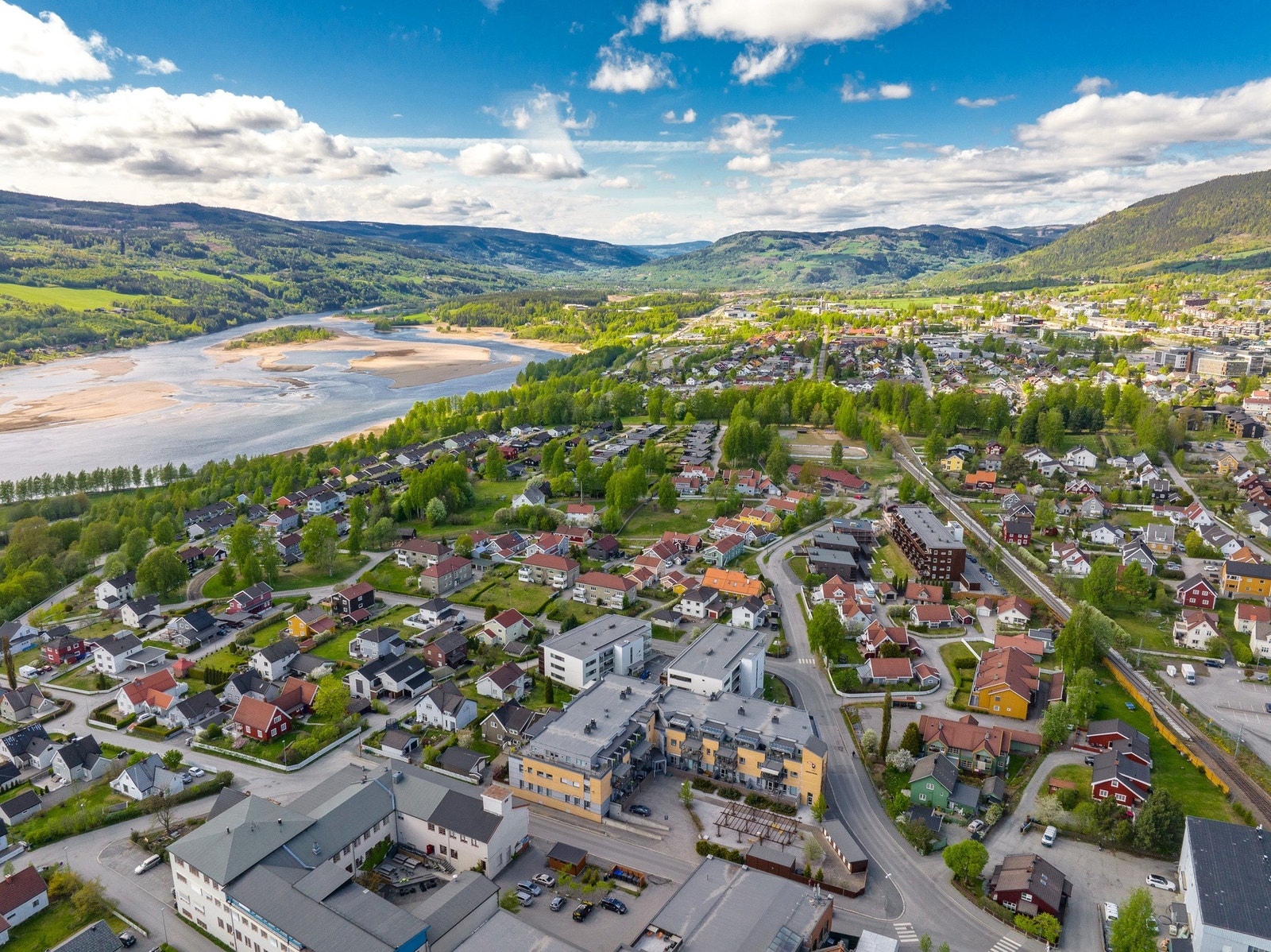 Oversiktsbilde mot nord Galleribilde