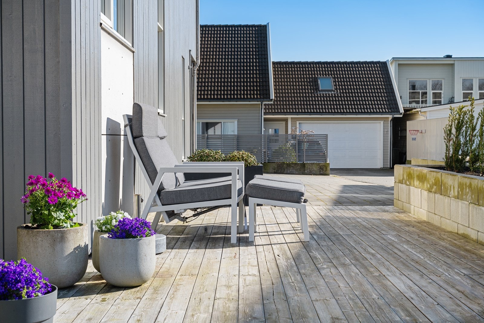 Her kan solen nytes på de fine dagene Galleribilde