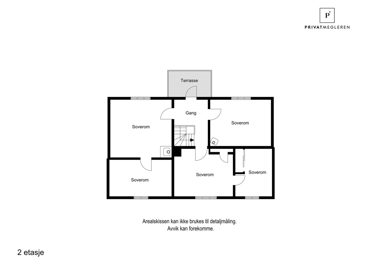 Plantegning 2. etasje Galleribilde