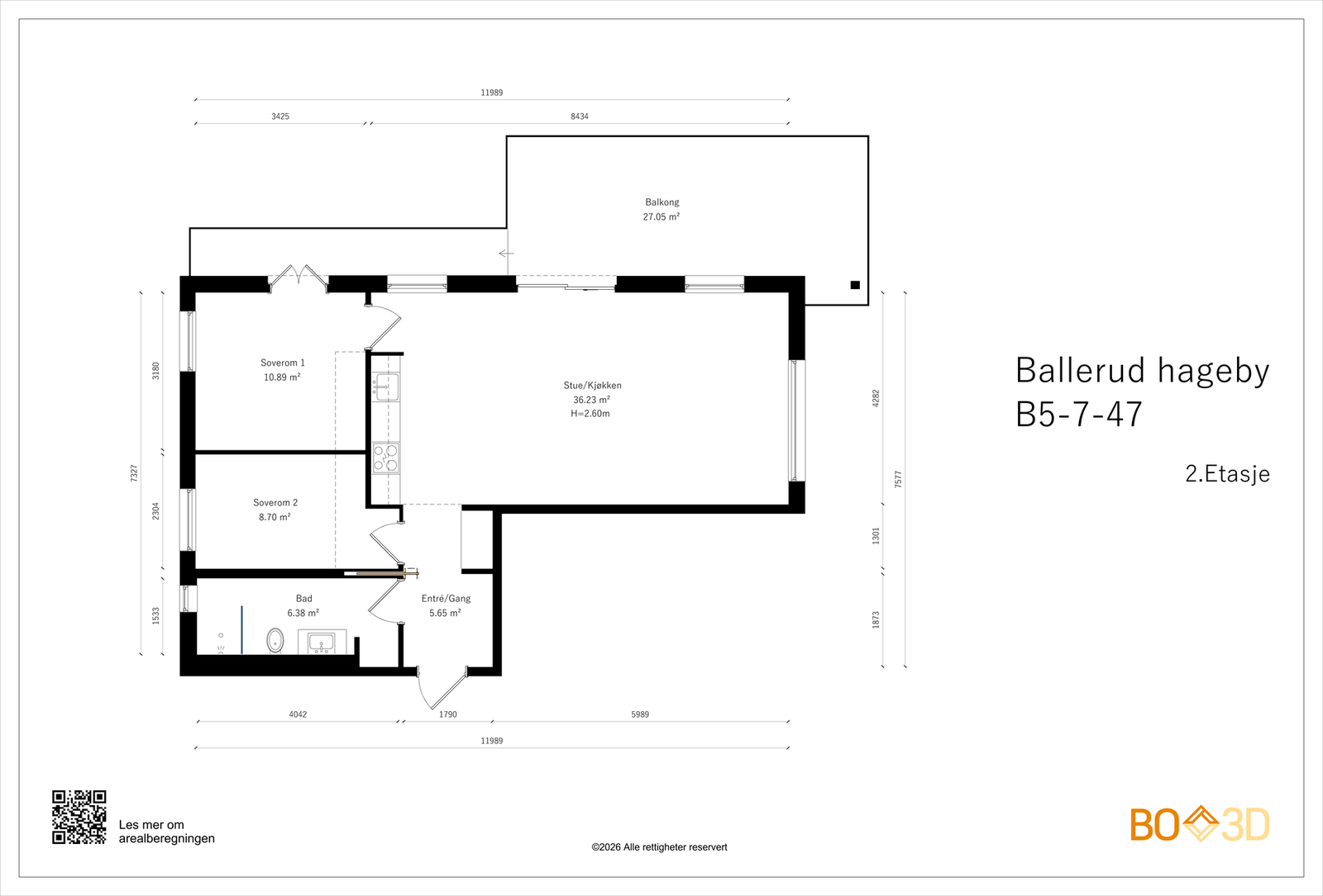 Plantegning. Galleribilde