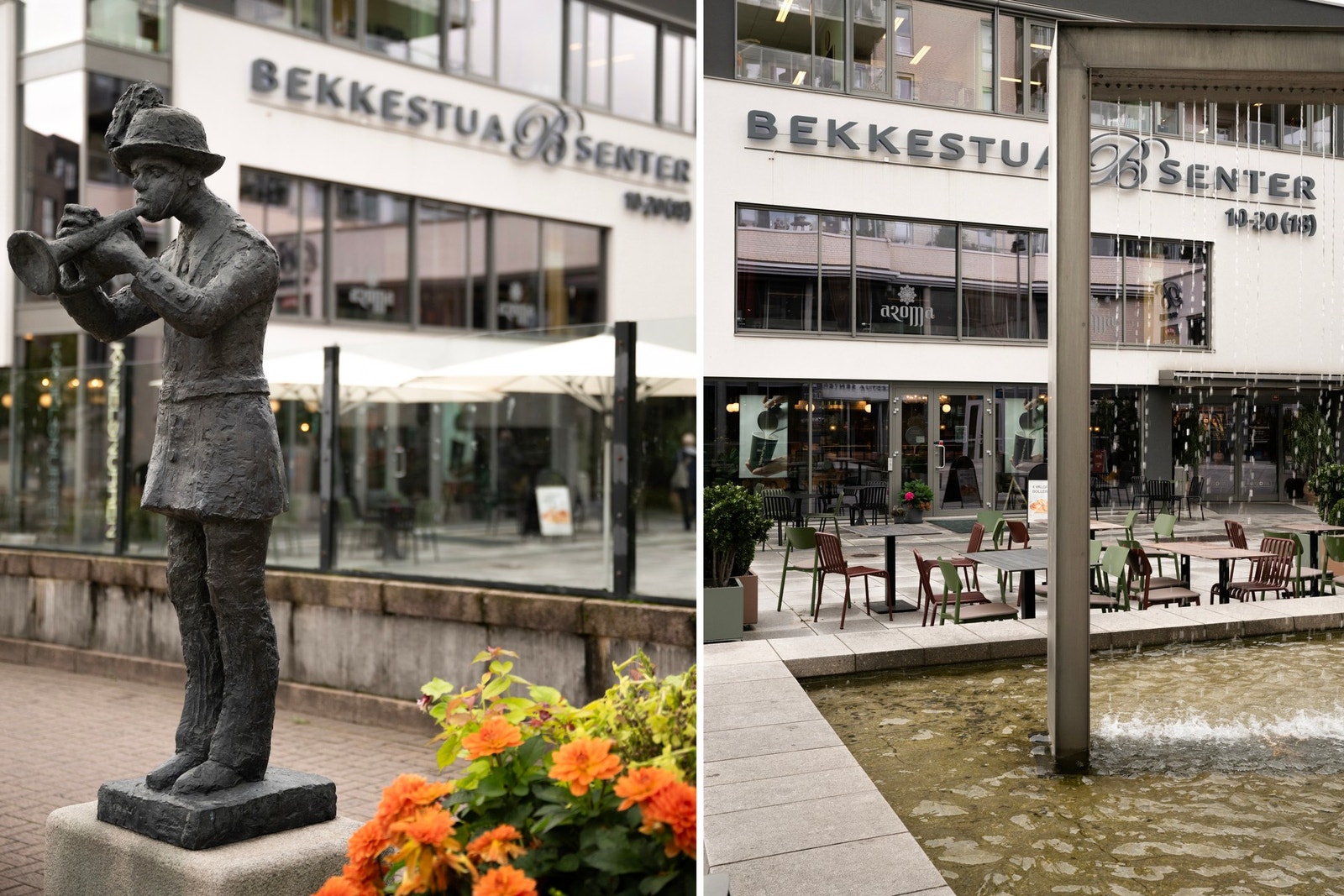 Bekkestua sentrum ligger en kort spasertur fra Ballerud Hageby. Her finner du flere kafeer, pizzeriaer og restauranter. Galleribilde