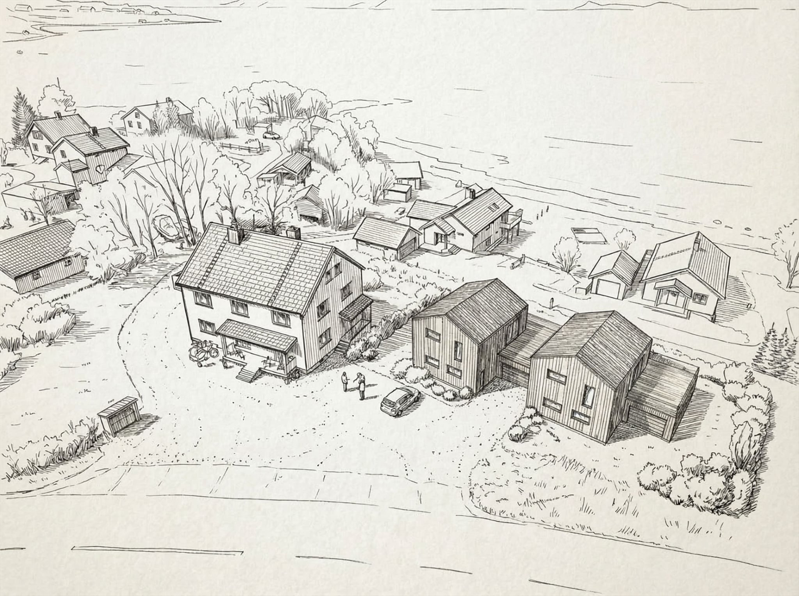 Kjøper er selv ansvarlig for å innhente nødvendige tillatelser og godkjenninger før eventuell utbygging igangsettes. Galleribilde