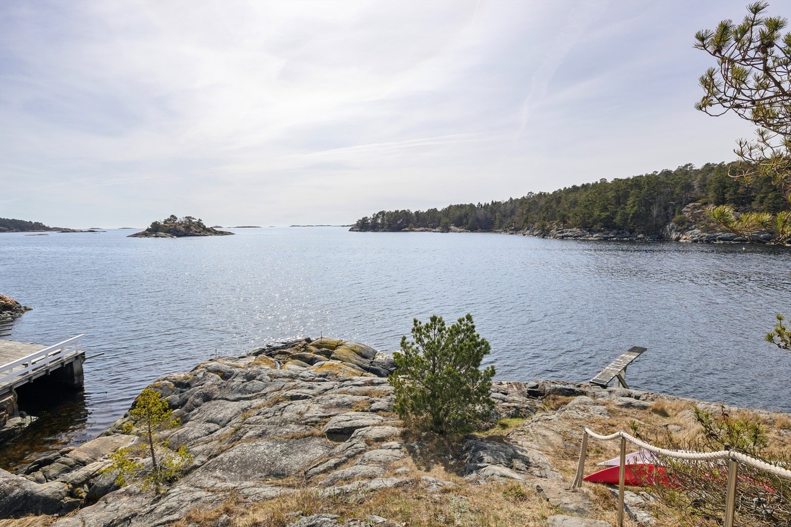 Fantastisk flott utsikt fra eiendommen. Galleribilde