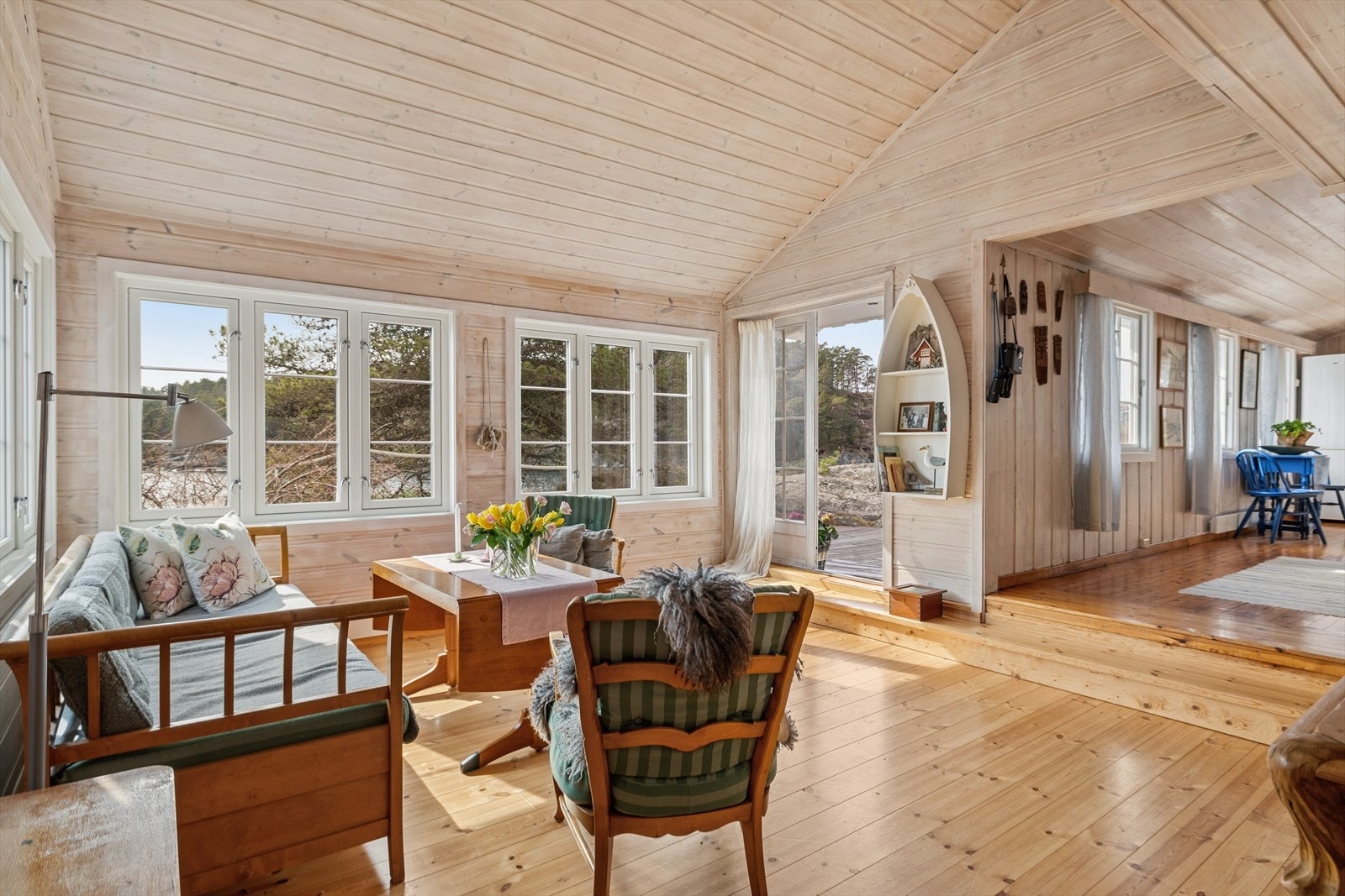 Hytten har en god planløsning med plass til hele familien. Galleribilde