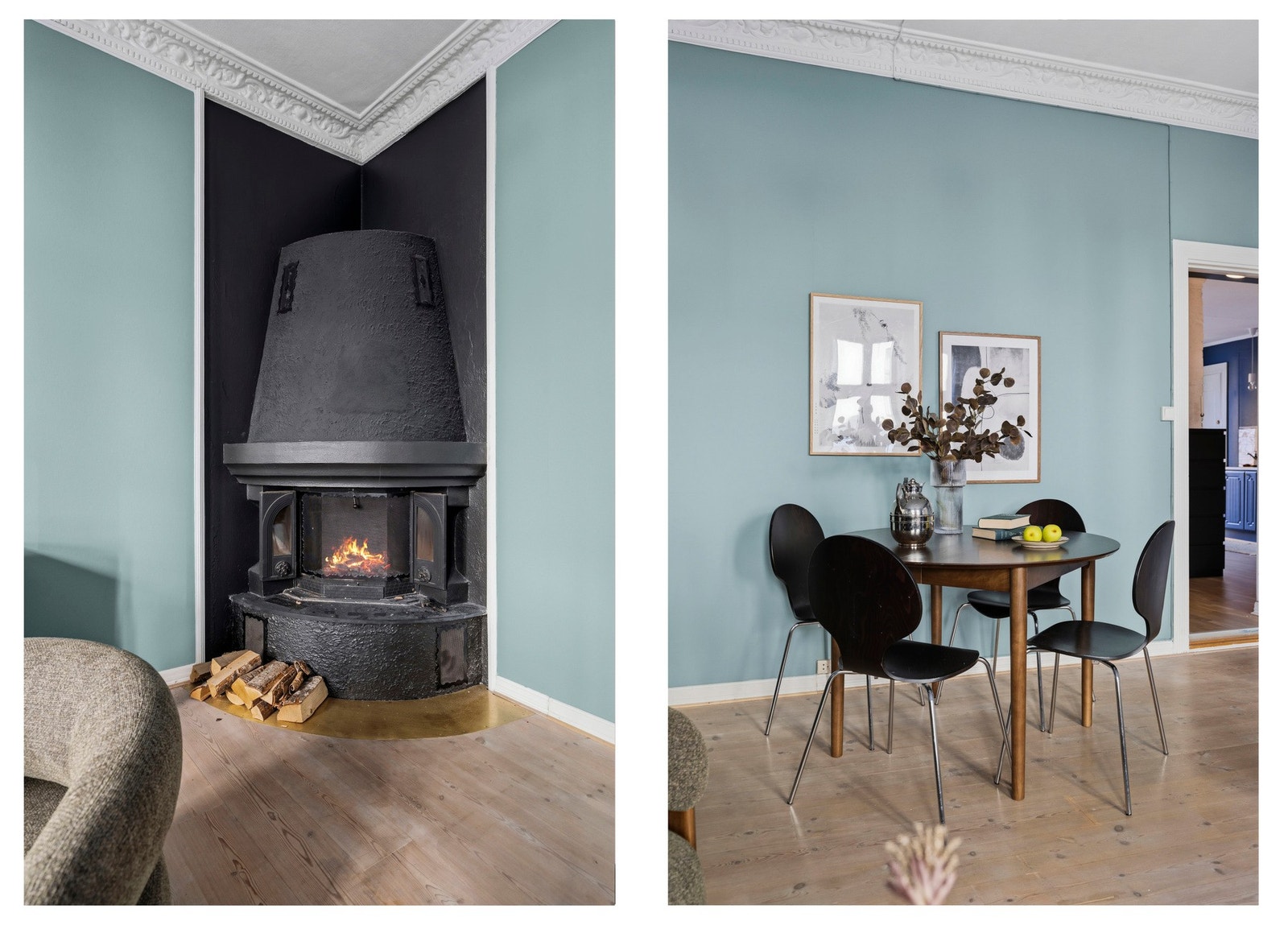 Peis i stuen Galleribilde