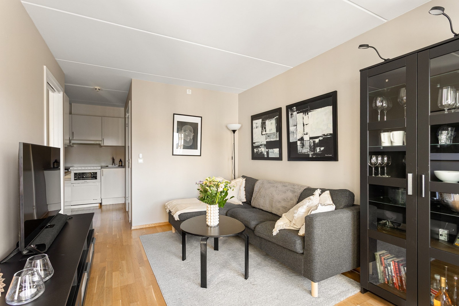Her får du en kvadratsmart leilighet med smarte løsninger. Galleribilde