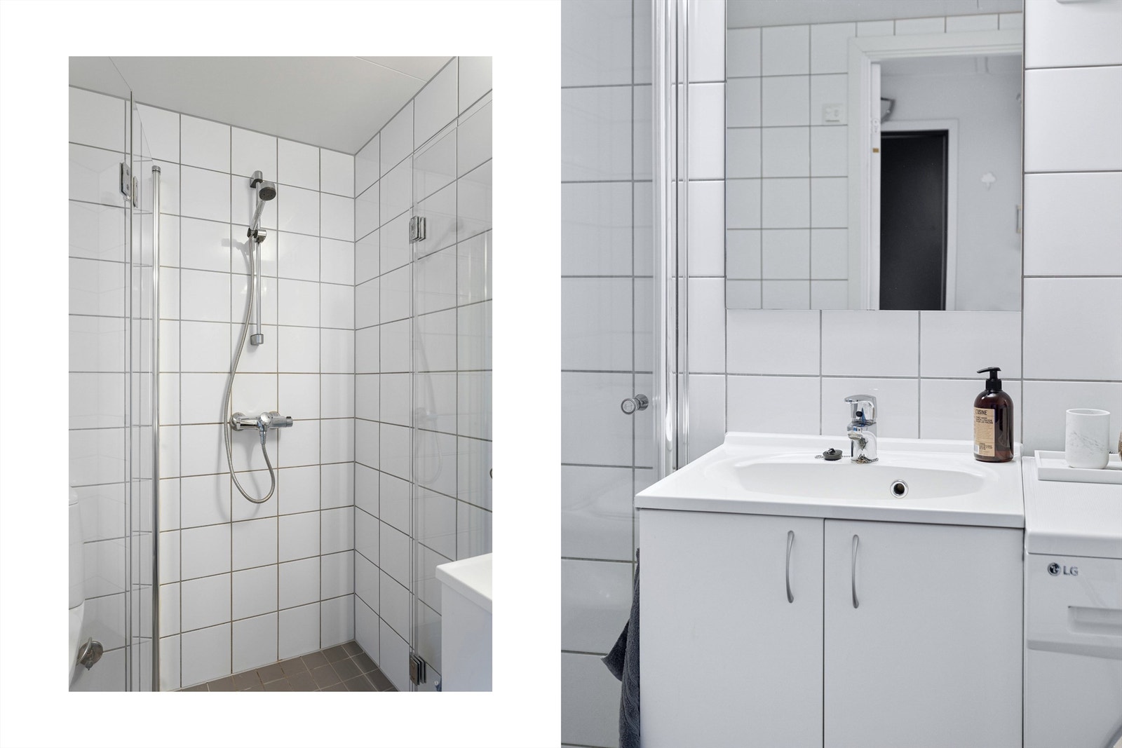 Badet er funksjonelt med alt man trenger på ett sted. Galleribilde