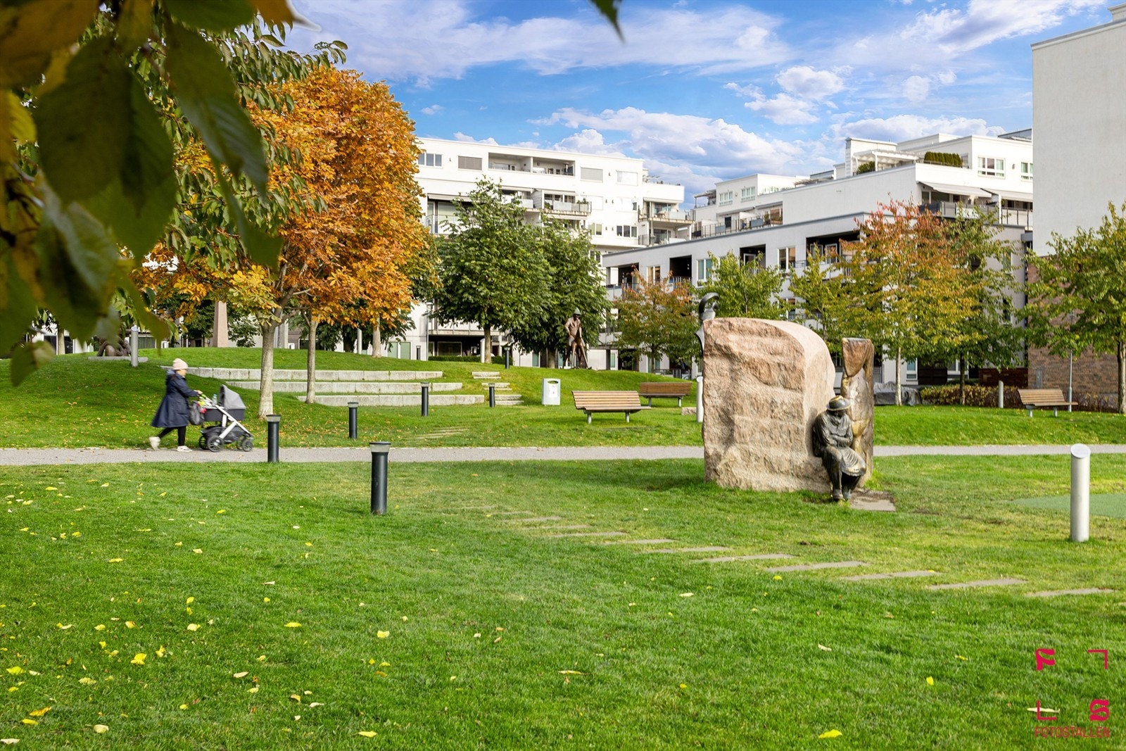 I Peter Møllers vei 5A bor du midt i det nye Løren, en bydel som kombinerer moderne byliv med en effektiv hverdag. Galleribilde