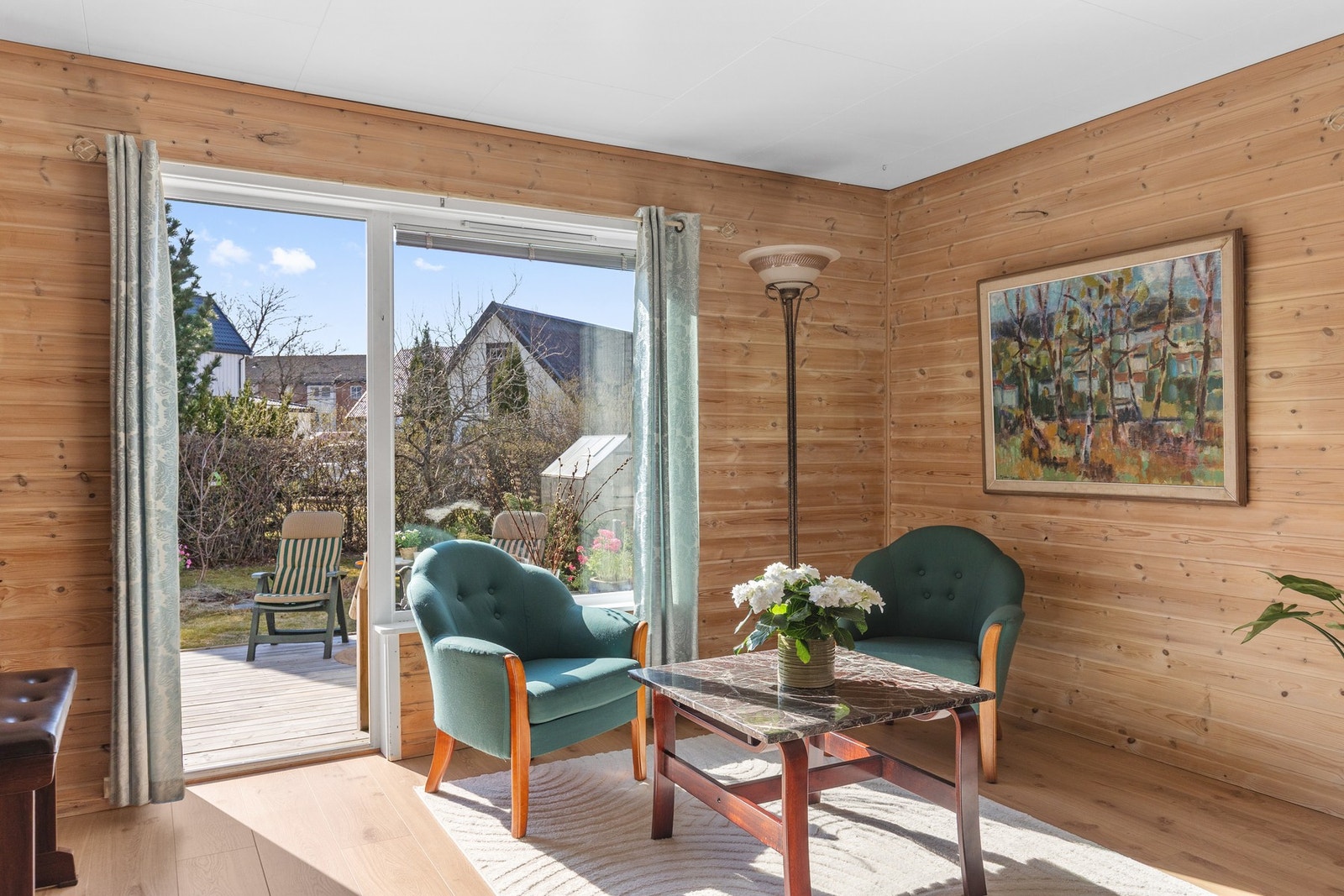 Utgang til terrassen. Galleribilde