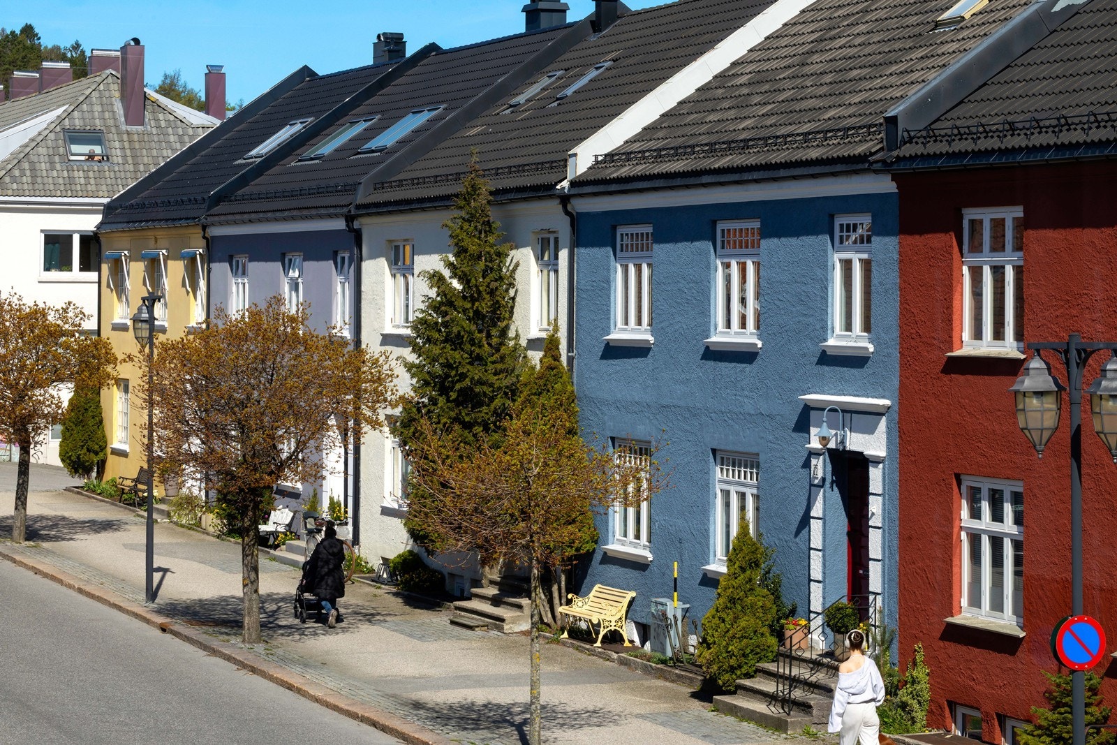 Fra soverommet er det fin utsikt oppover Elvegata... Galleribilde