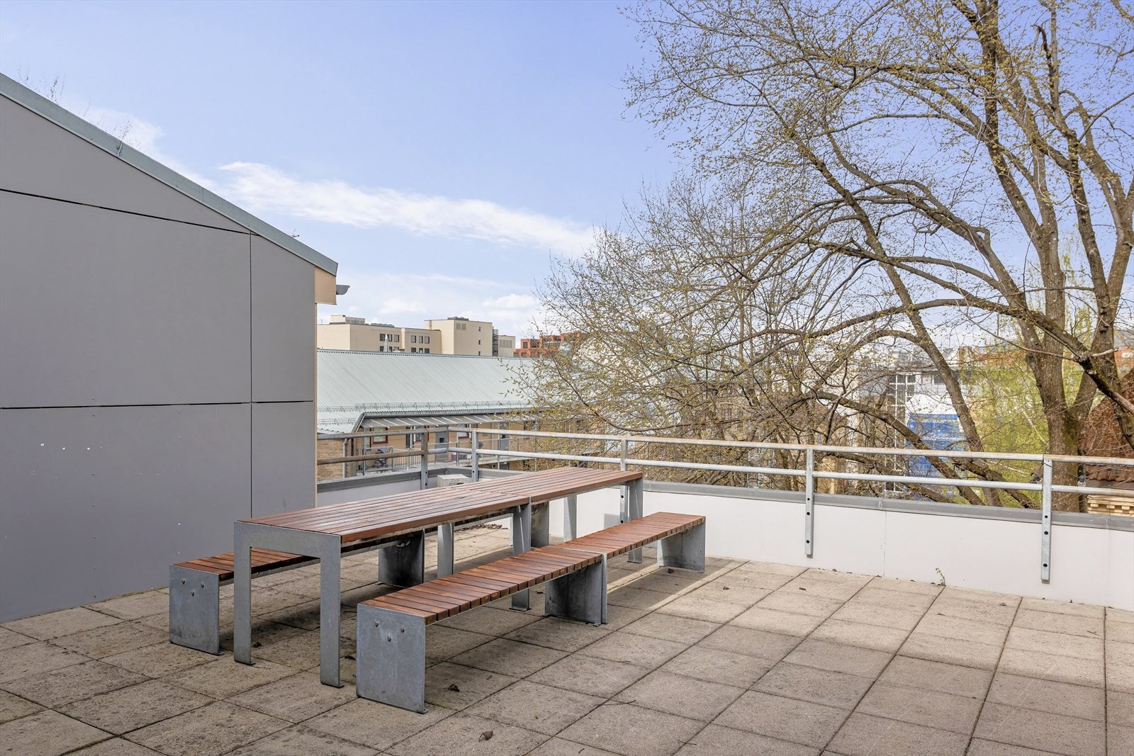 Felles takterrasse. Galleribilde