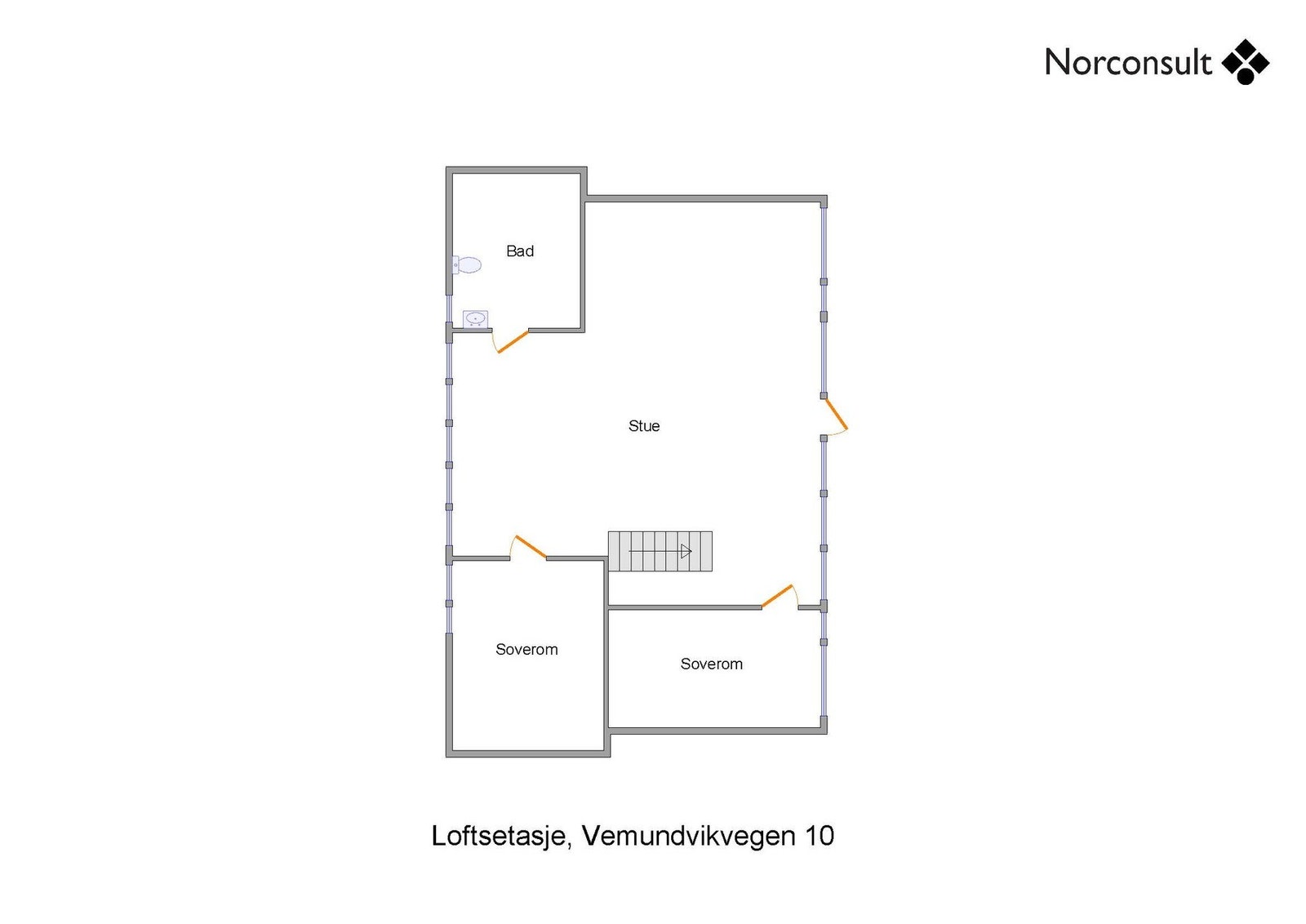 Planskisse - Loft Galleribilde