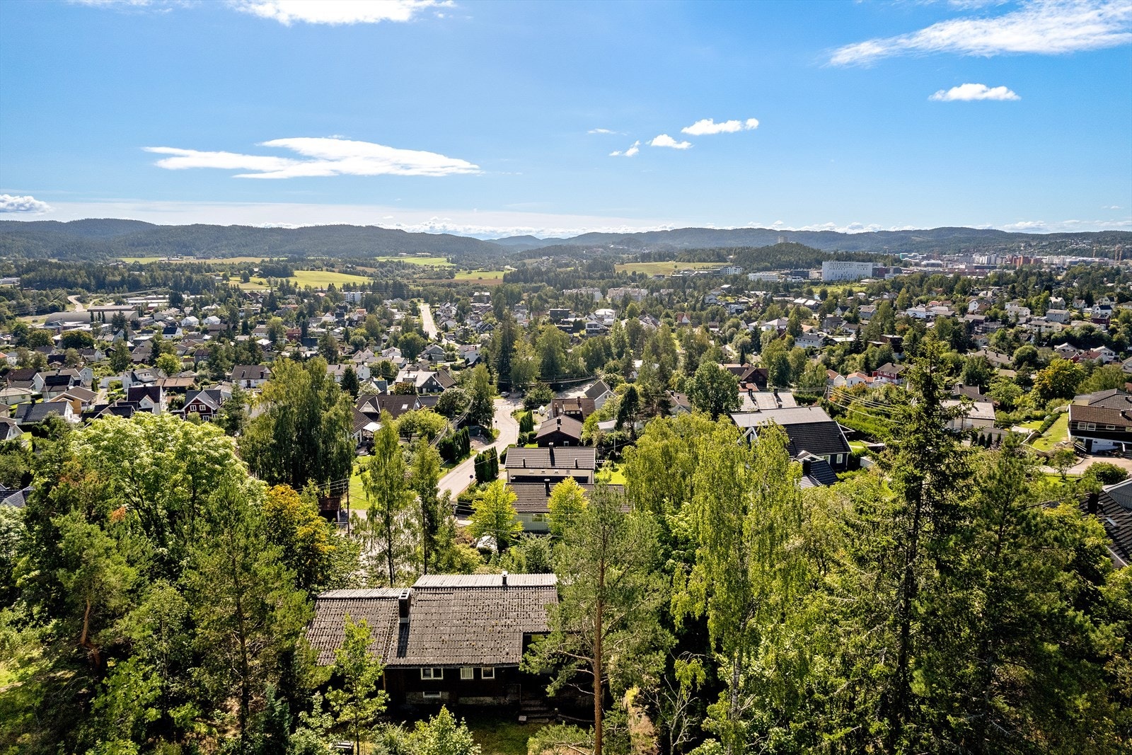 Utsikten øverst på tomten Galleribilde