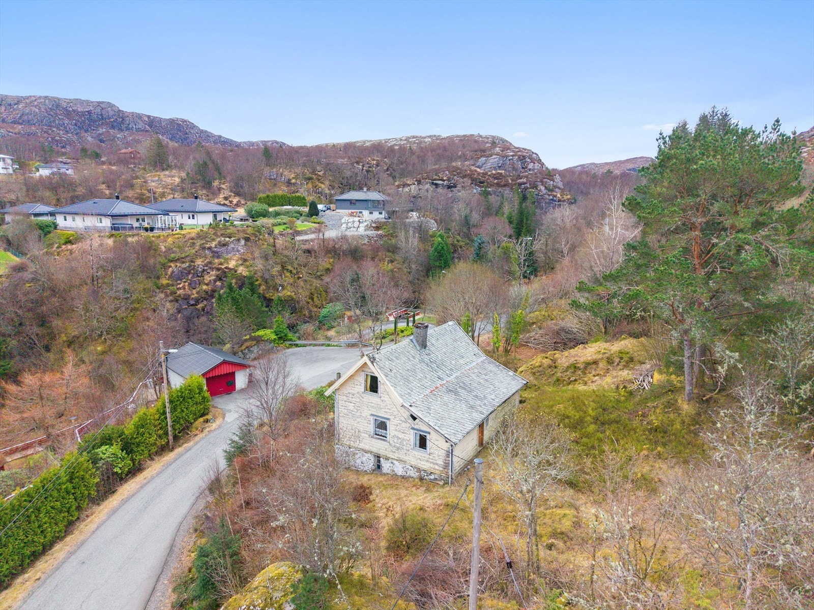 Mye nyere bebyggelse i området. Galleribilde