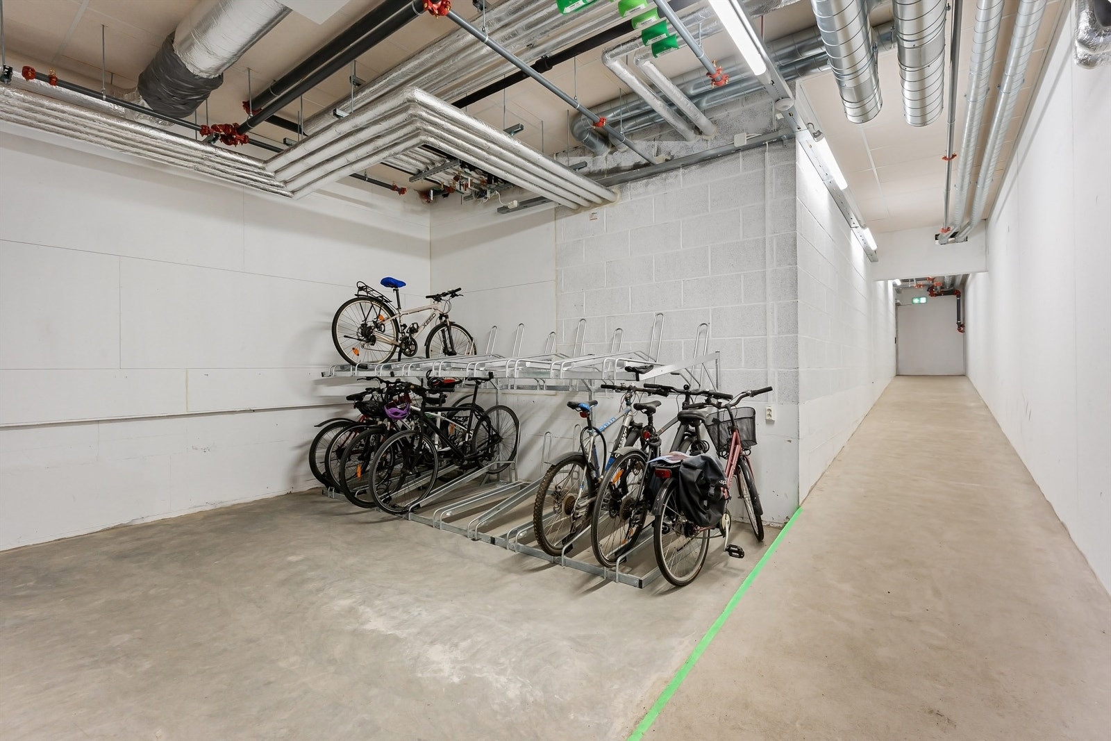 Praktisk sykkelparkering Galleribilde