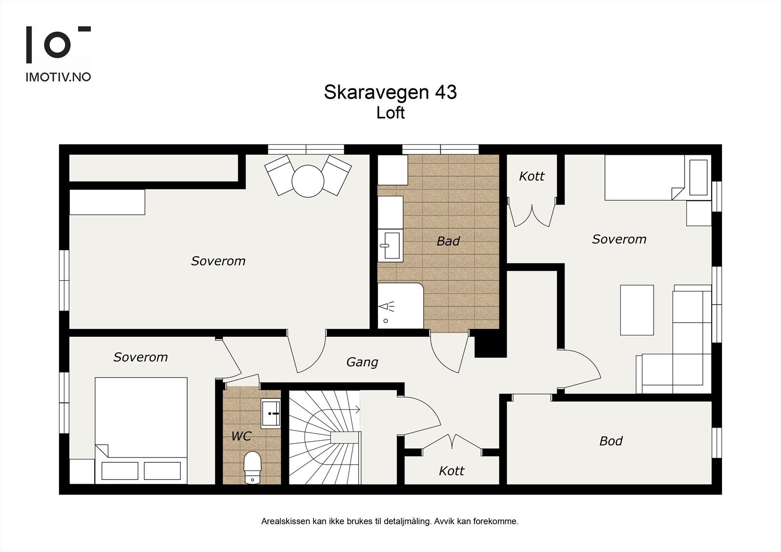 - Plantegning loftsetasje - Galleribilde