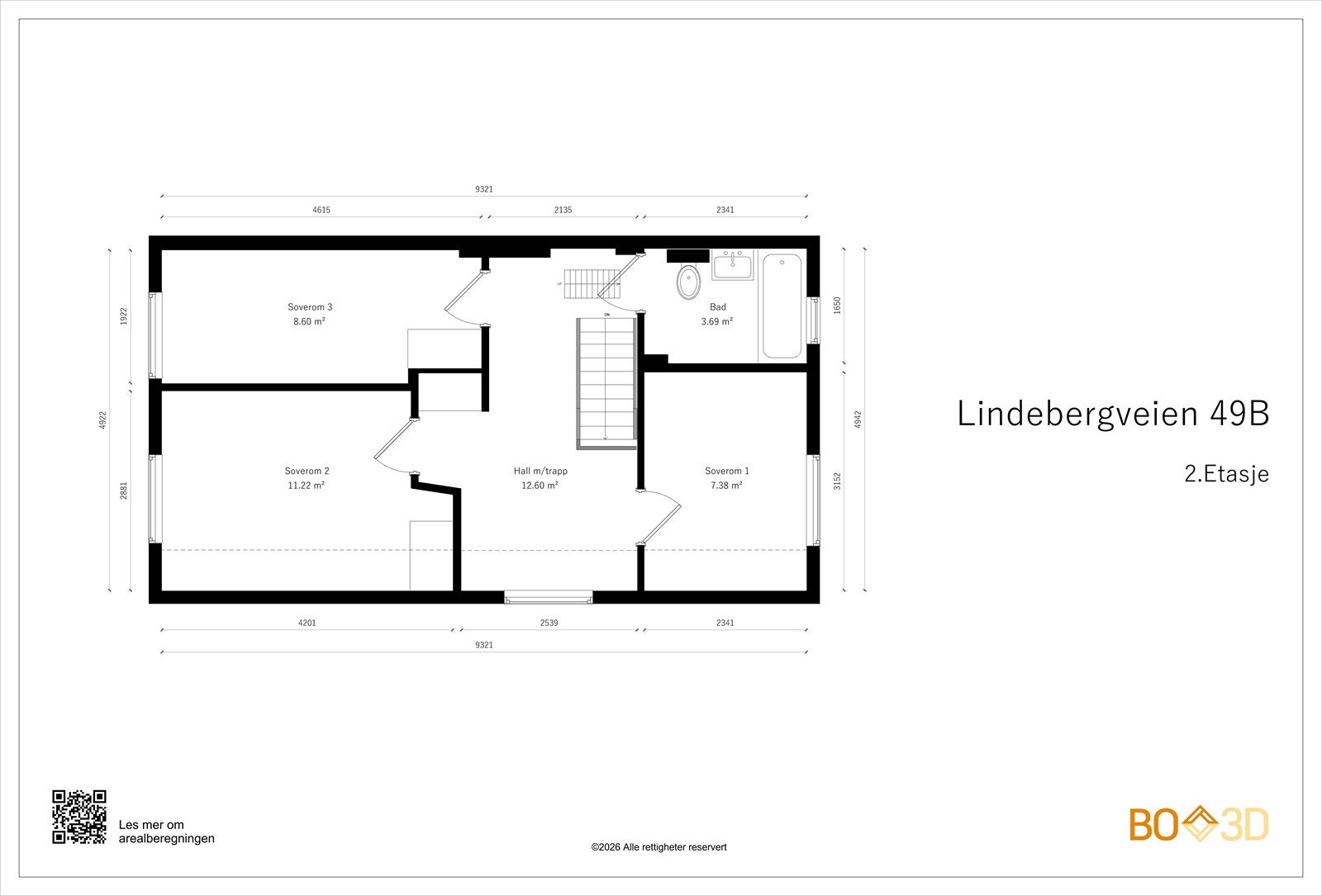 Lindebergveien 49 B - 2. Etasje. Galleribilde