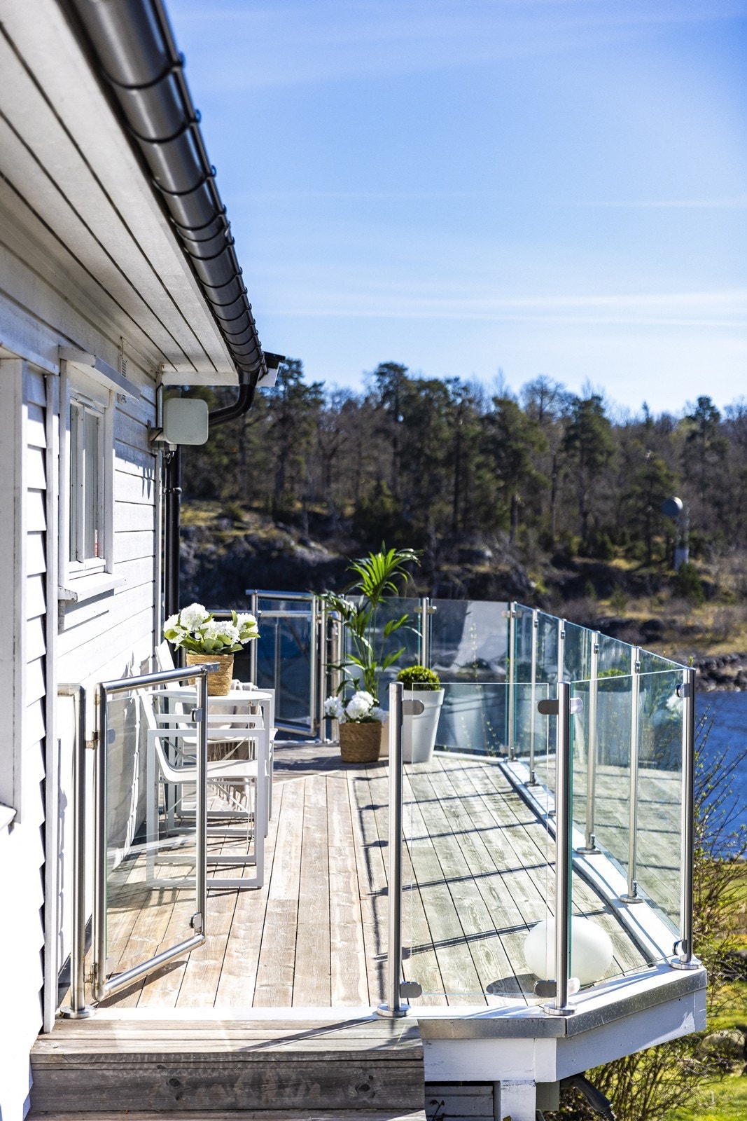 Den sydvendte delen av terrassen Galleribilde