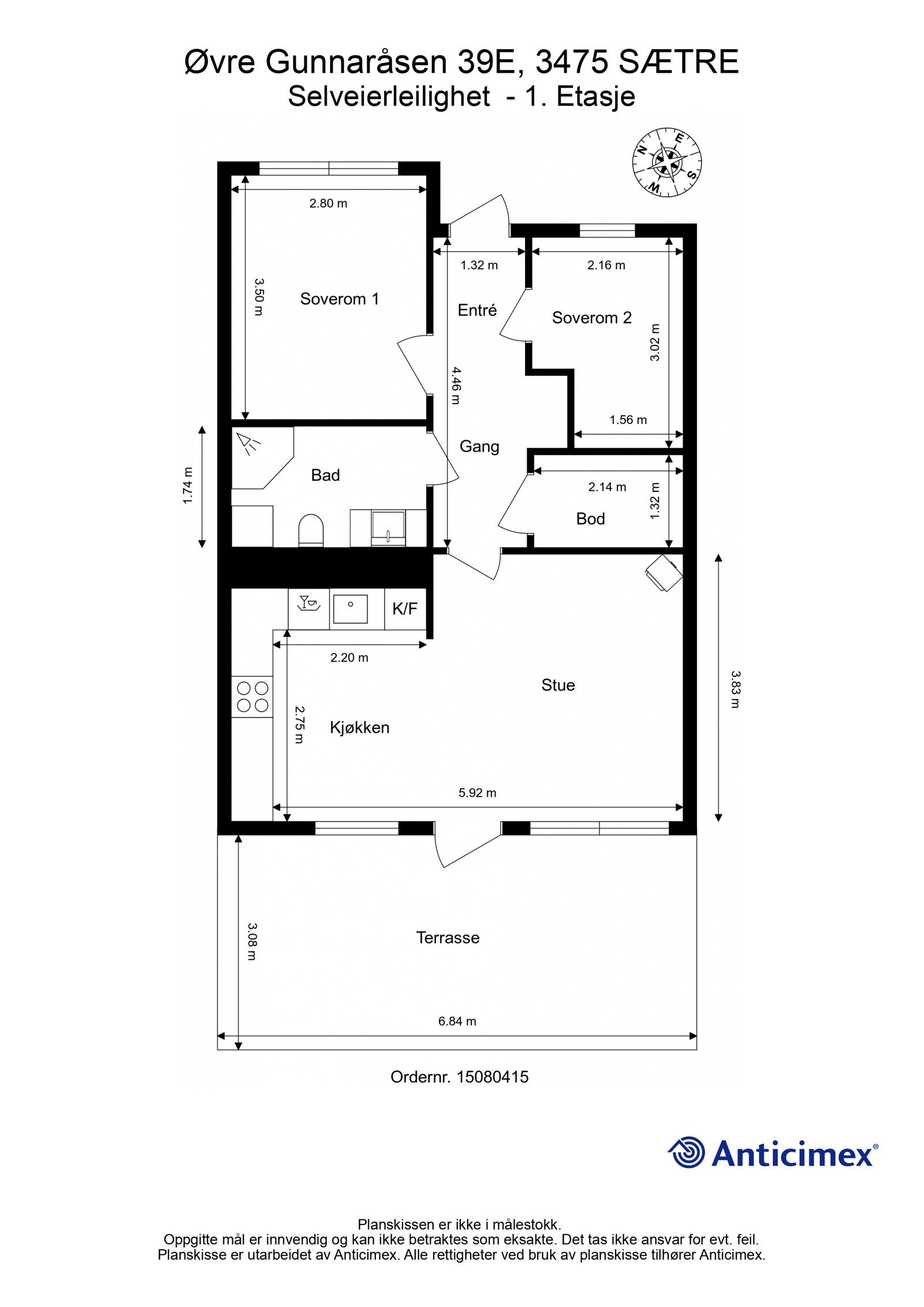 Plantegning Galleribilde