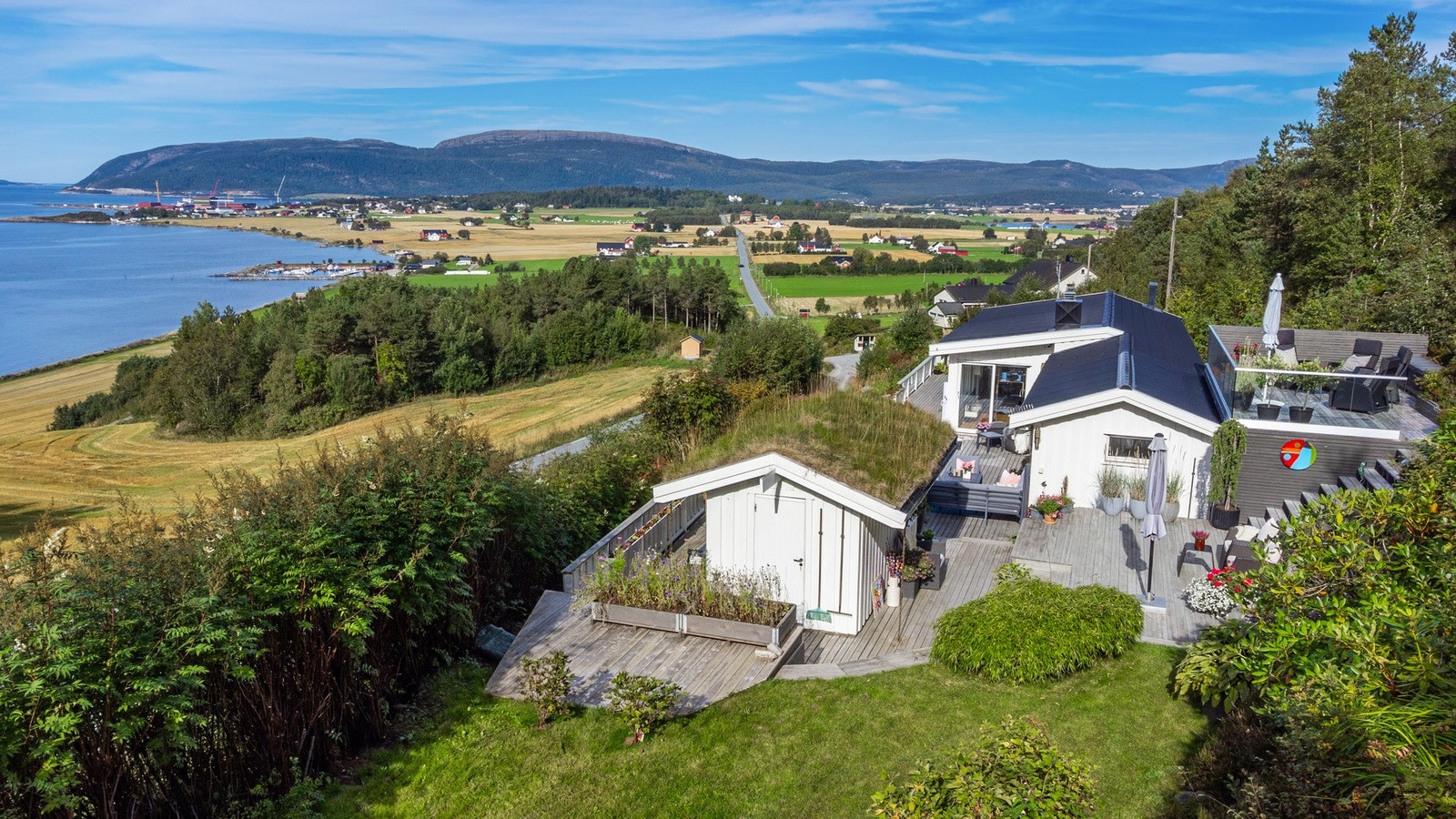 Dronebilde Galleribilde