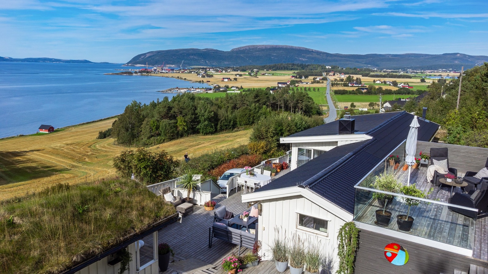 Dronebilde Galleribilde
