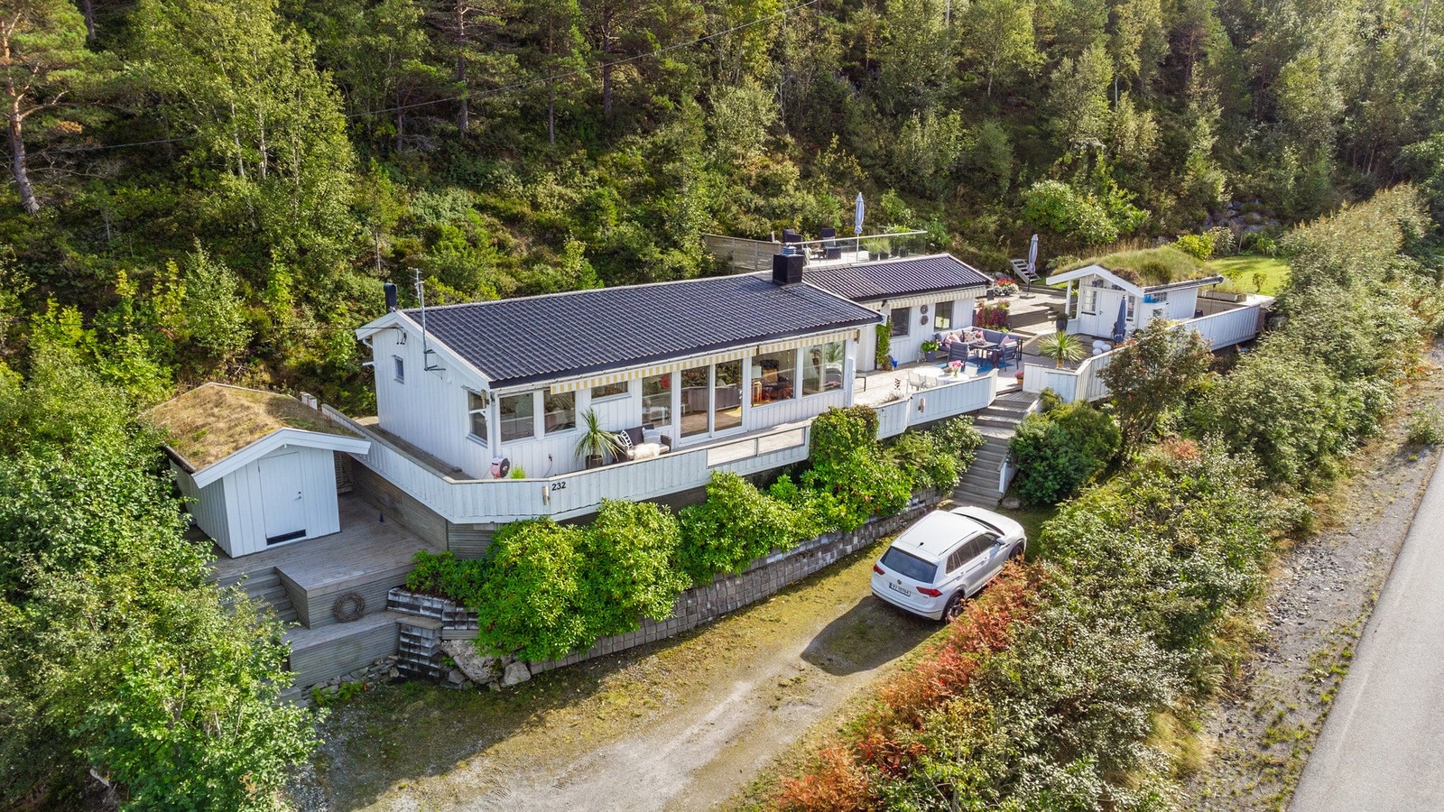 Dronebilde Galleribilde