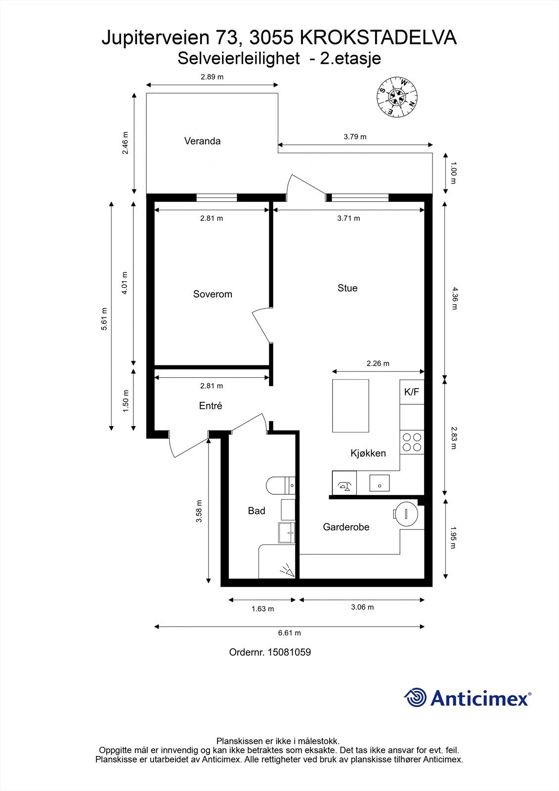 Plantegning 2. etasje Galleribilde
