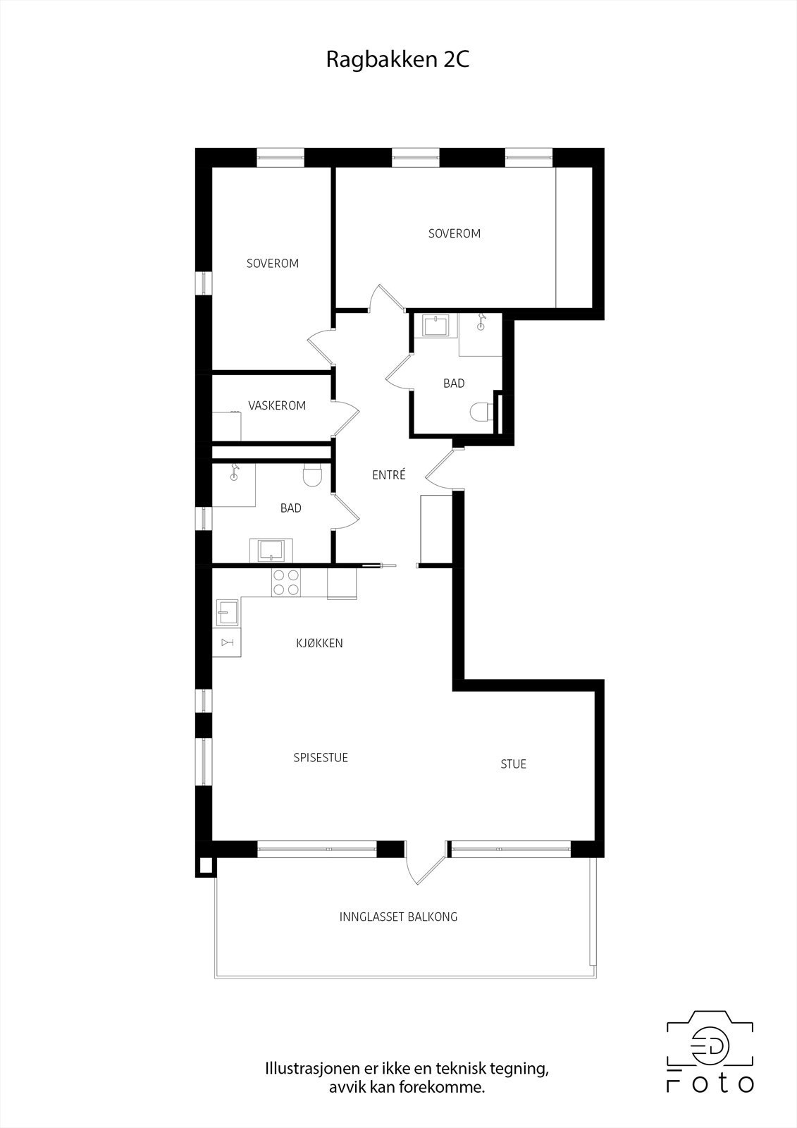 Plantegning Galleribilde