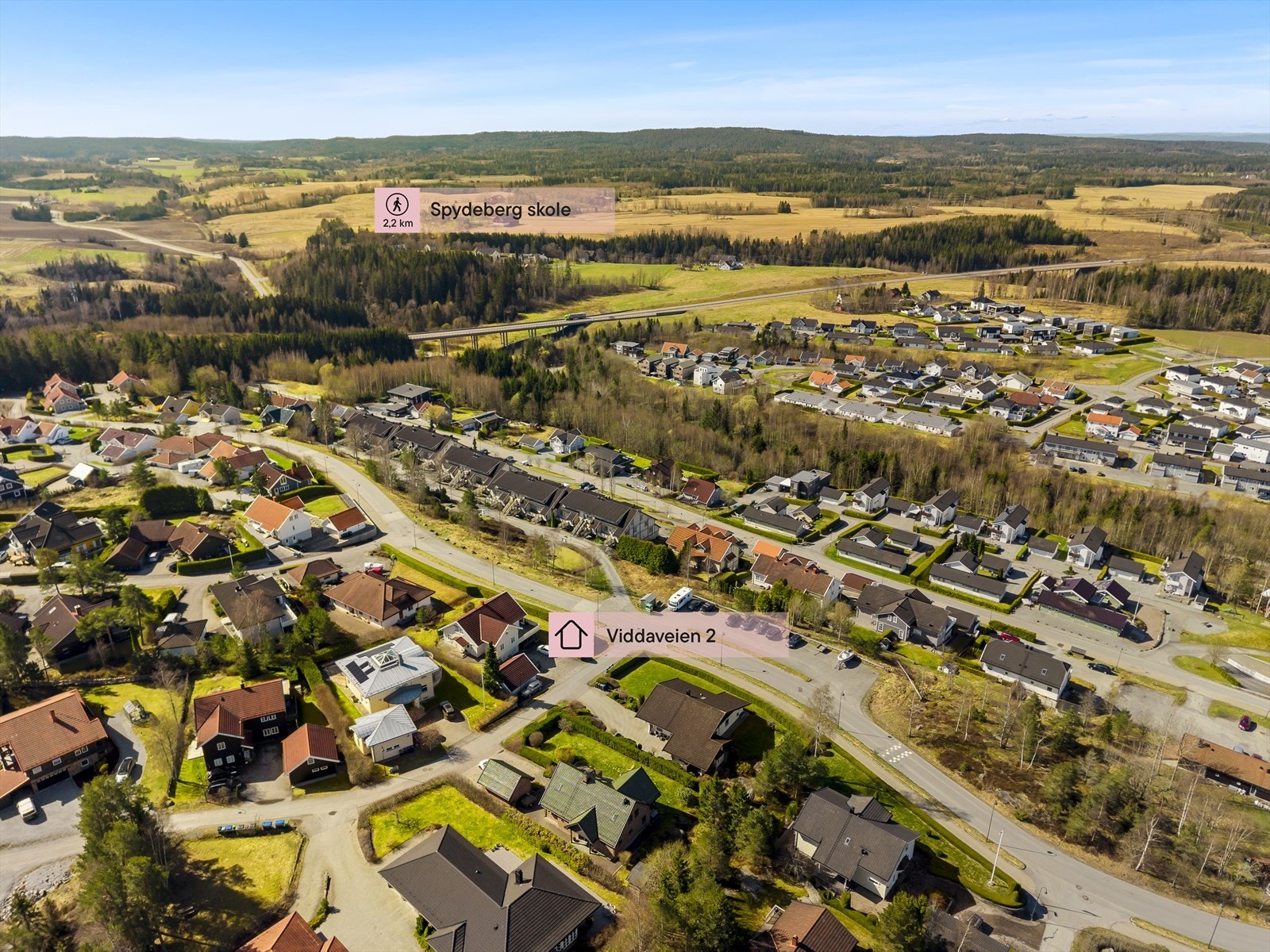 Dronefoto Galleribilde