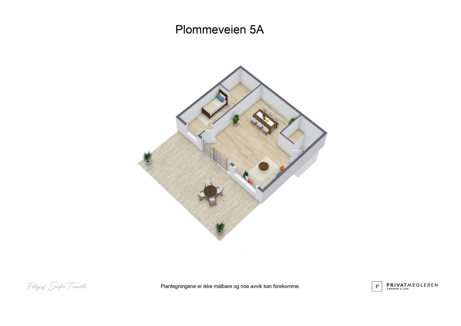 Plantegning 5. etasje - ikke målsatt, kun en illustrasjon. Galleribilde
