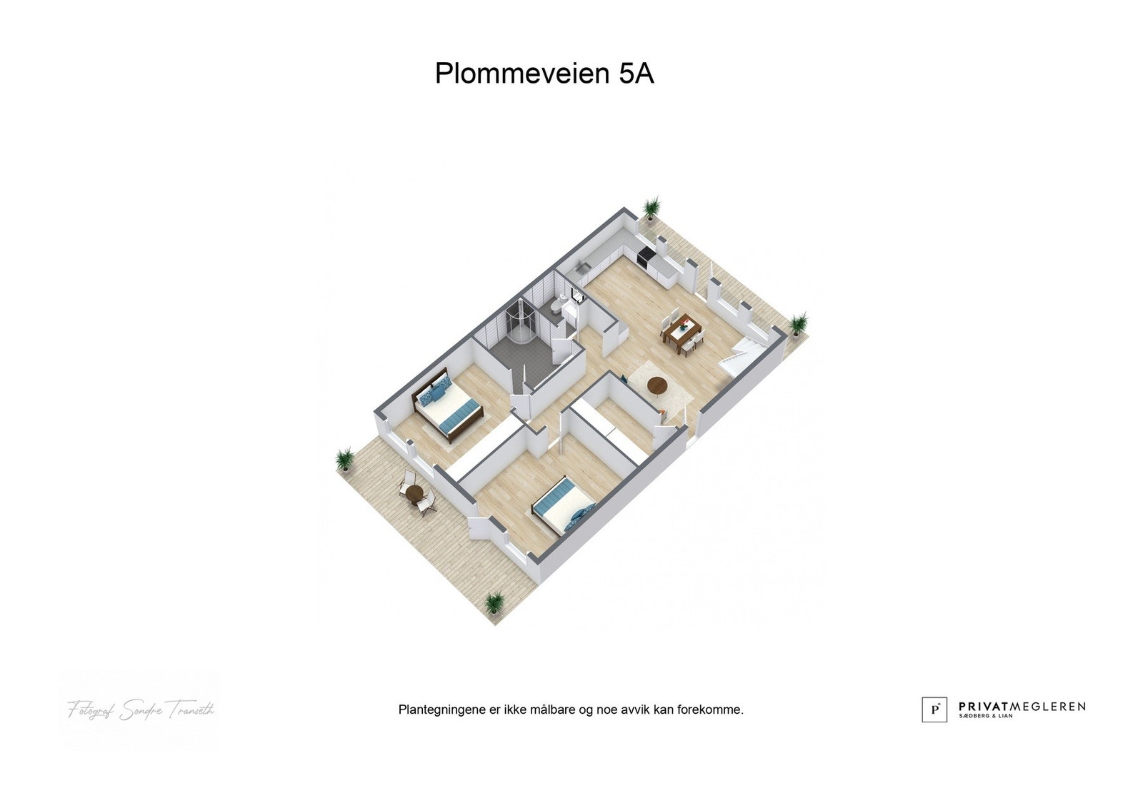 Plantegning 4. etasje - ikke målsatt, kun en illustrasjon. Galleribilde