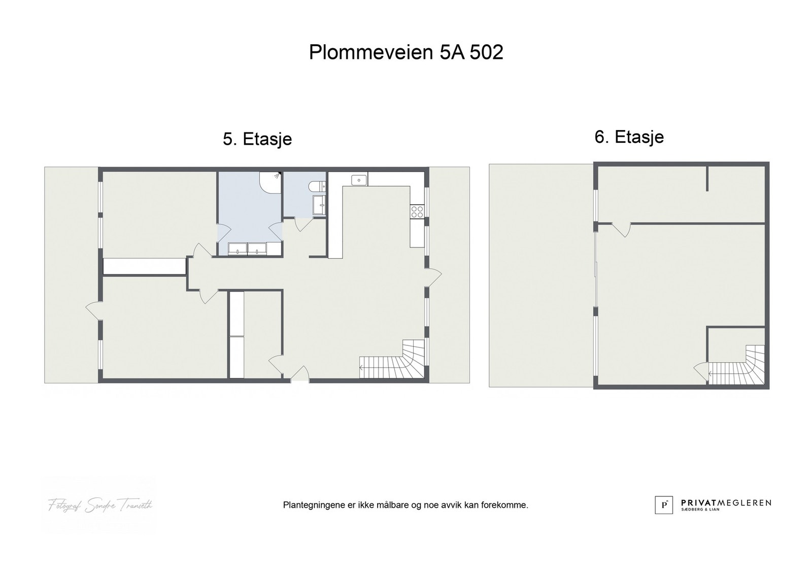 Plantegninger - ikke målsatt, kun en illustrasjon. Galleribilde
