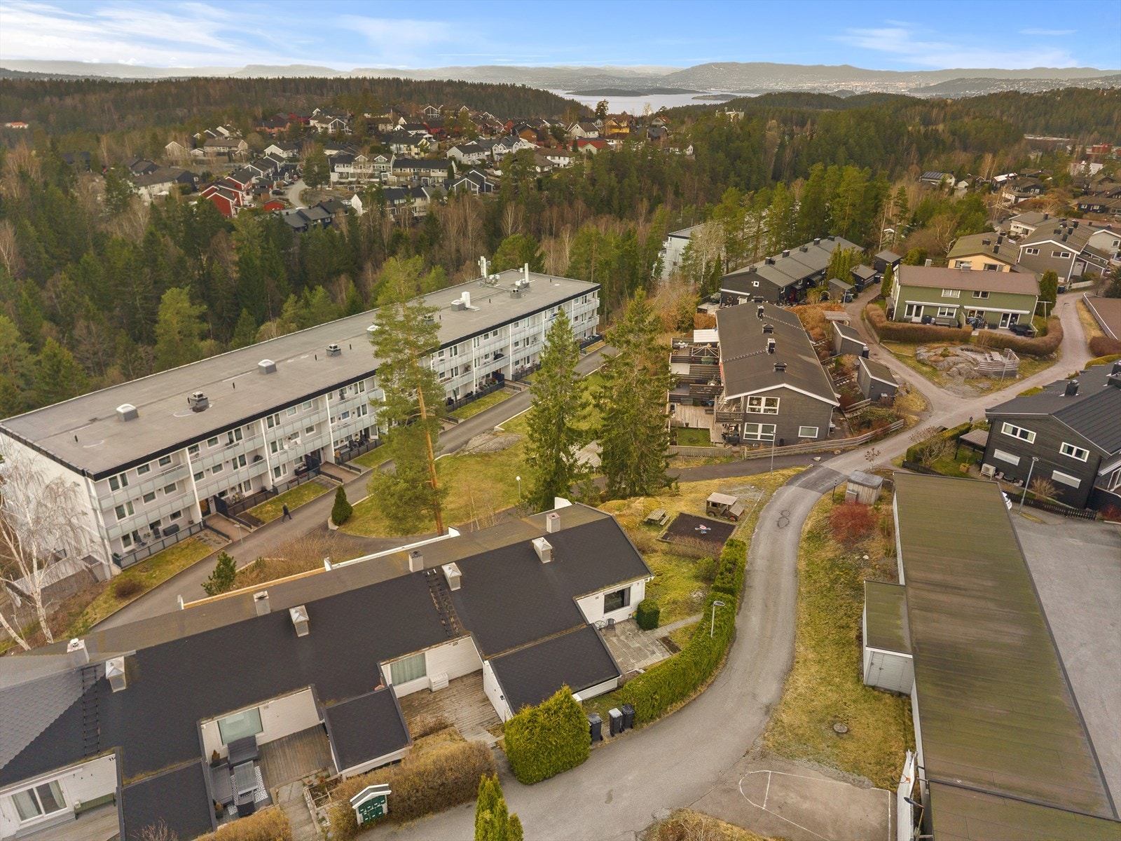 Rolig og barnevennlig område uten gjennomgangstrafikk Galleribilde
