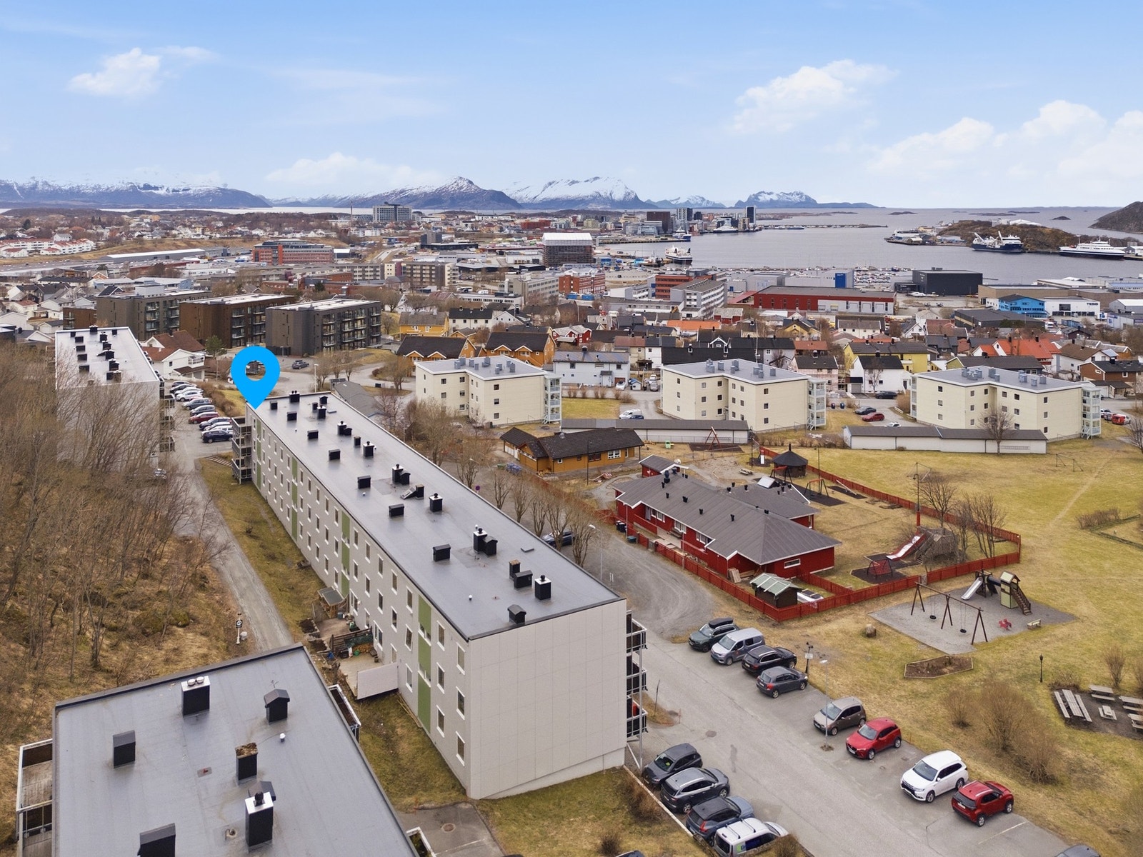 Leiligheten ligger i et populært og veletablert boligområde Galleribilde