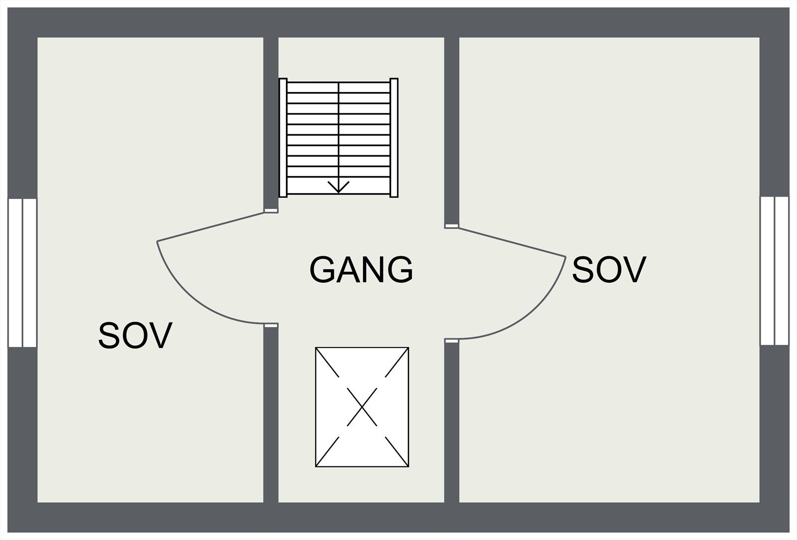 Plantegning Galleribilde