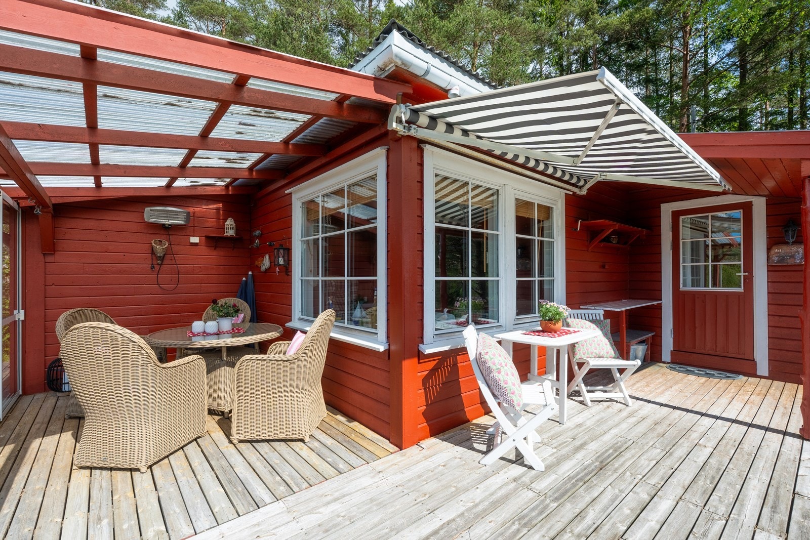 Overbygd terrasse Galleribilde