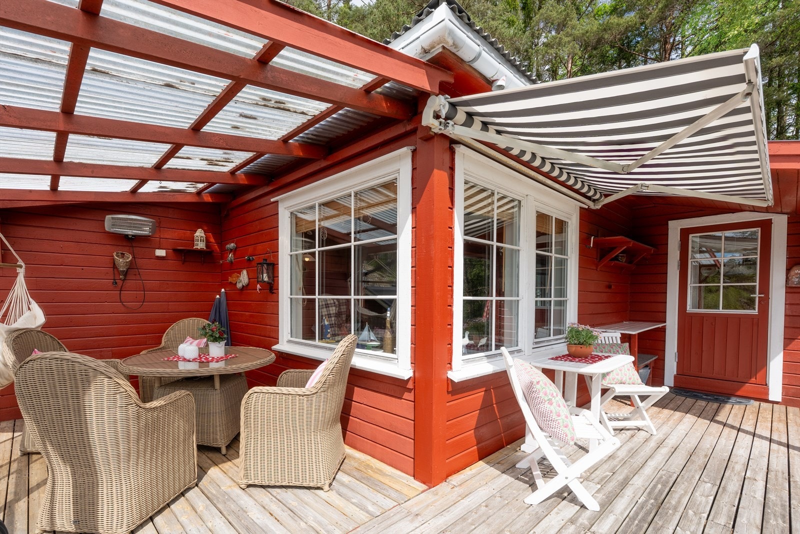 Overbygd terrasse Galleribilde