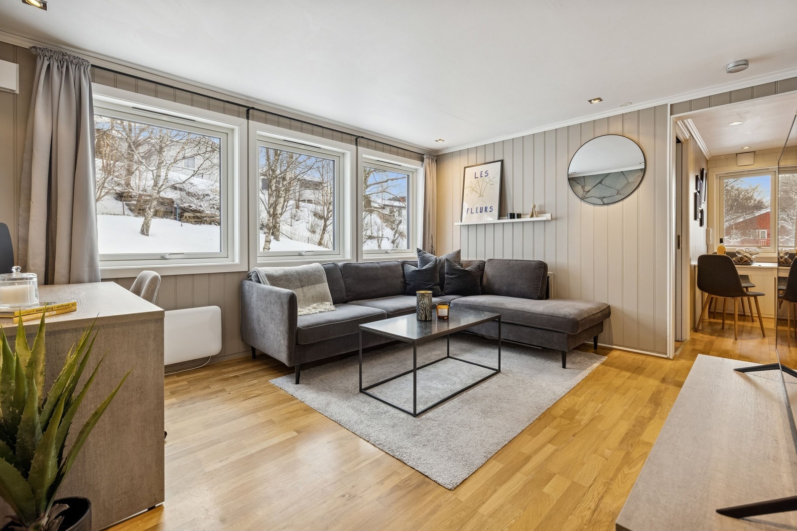 Koselig 2-roms i 1. etasje med lys og hyggelig stue. Galleribilde