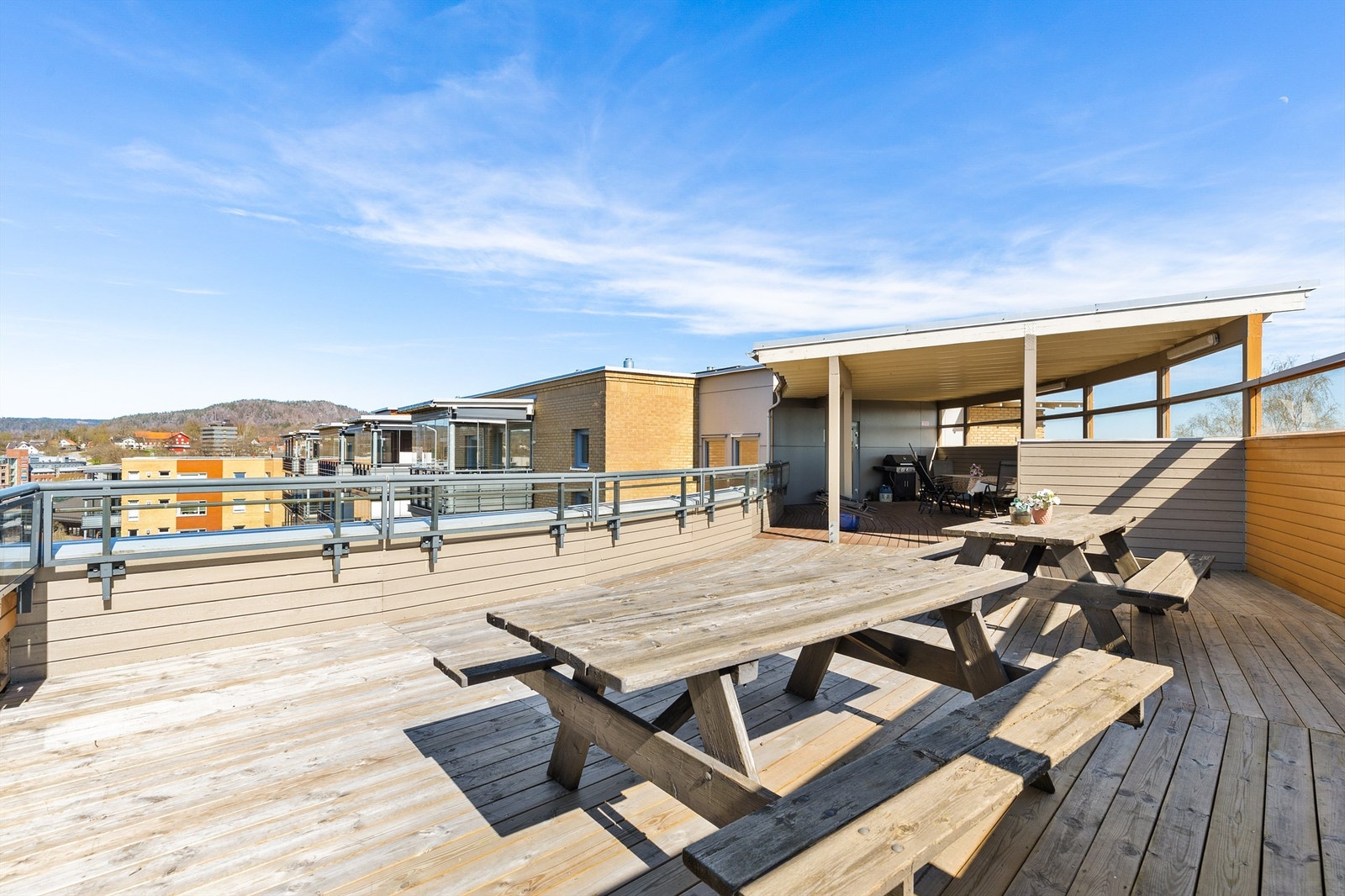 Sameiets felles takterrasse. Galleribilde