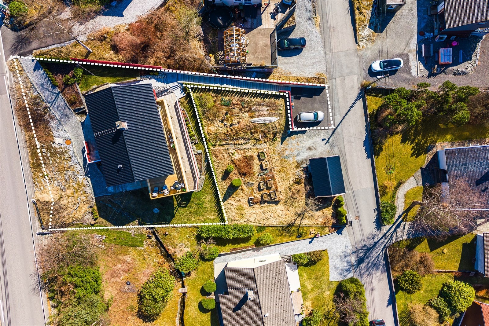 Eiendommen har en tomt på 540,7 m². Galleribilde