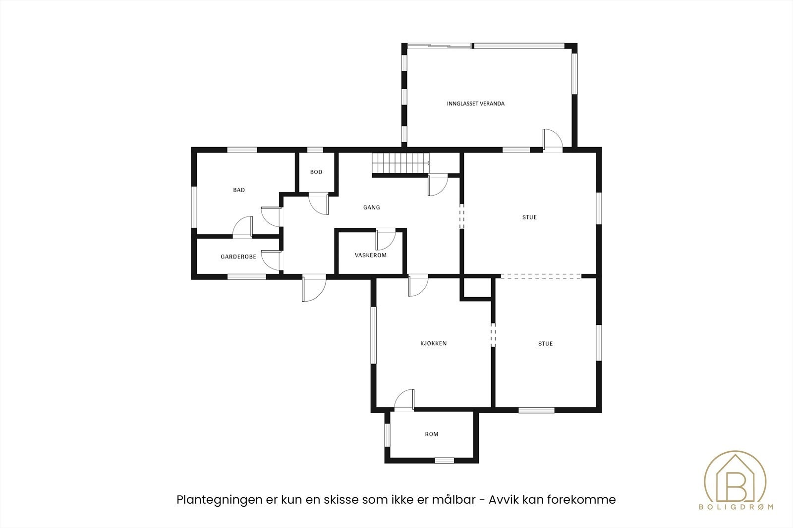 Plantegning 1. etasje. Galleribilde