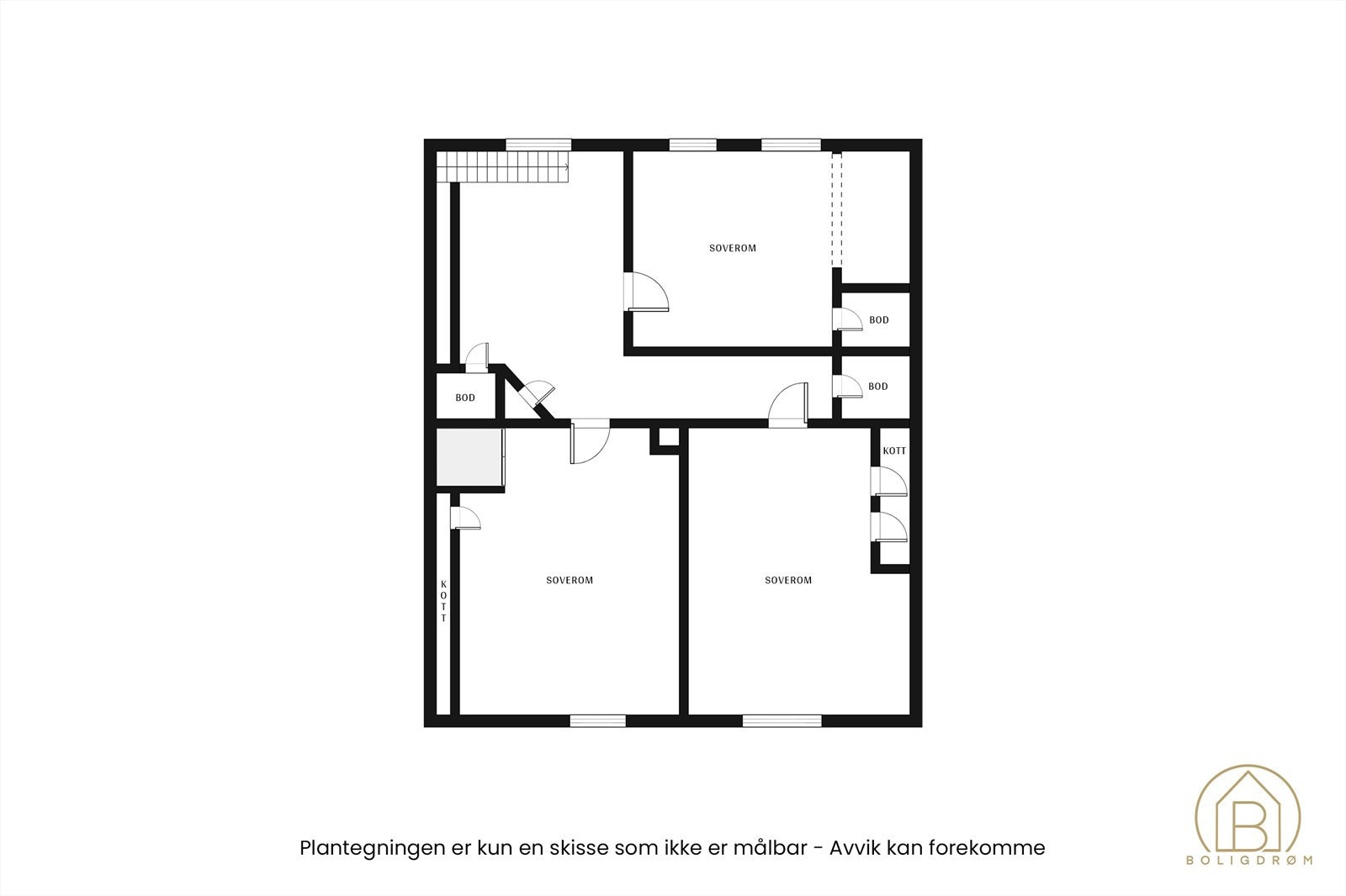 Plantegning 2. etasje. Galleribilde
