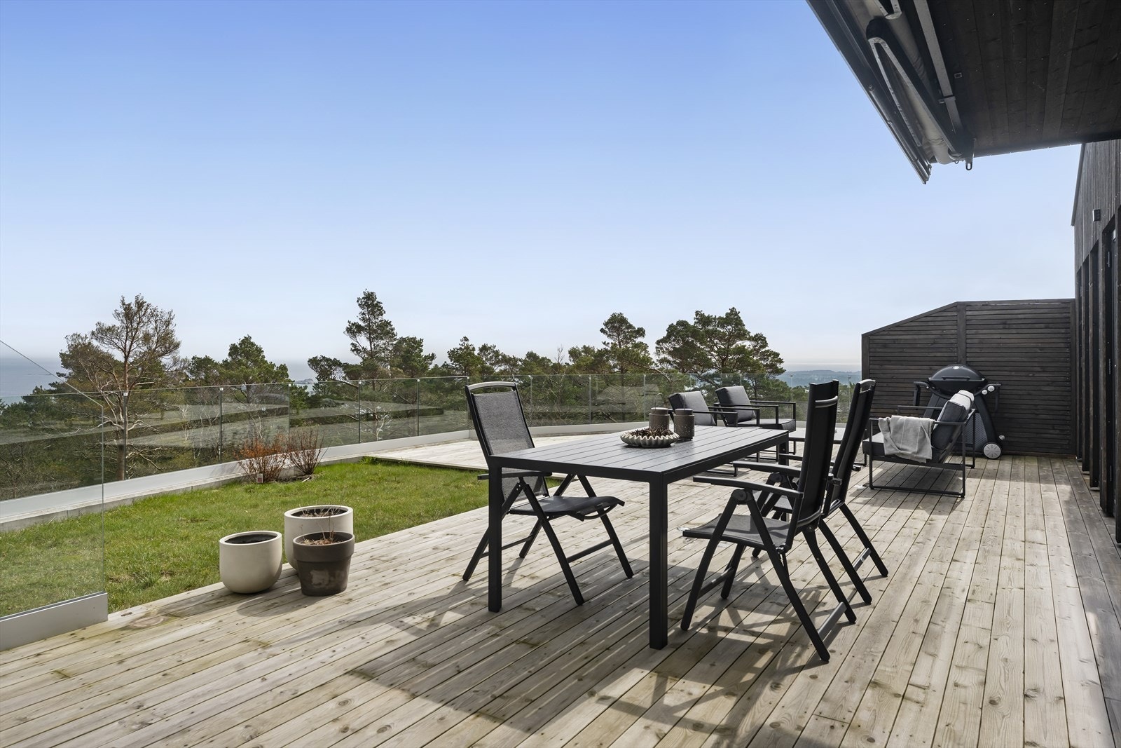 med panorama sjøutsikt Galleribilde