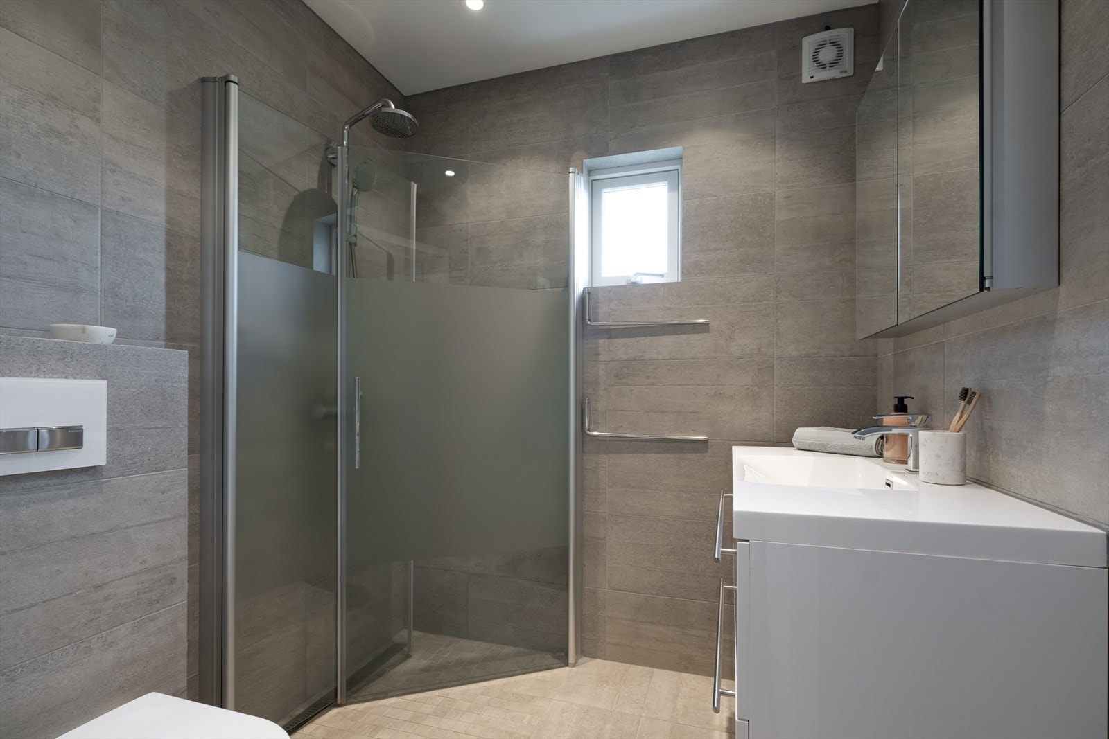 Badet ble pusset opp i 2015 av forrige eier. Galleribilde
