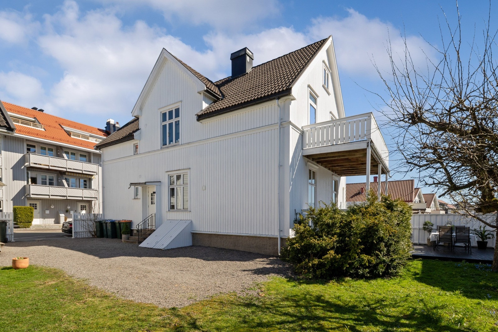 Yttervegger er kledd om og etterisolert i 2020. Galleribilde